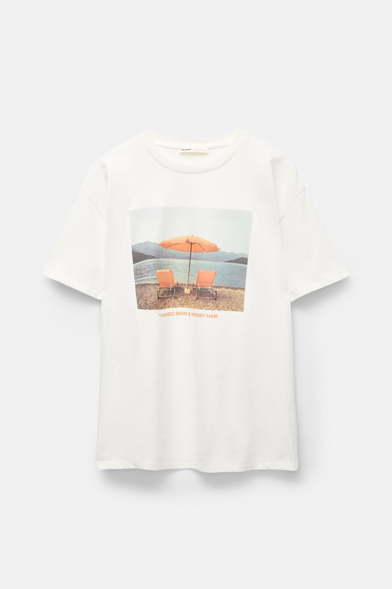 Beach photographic T-shirt Product Image
