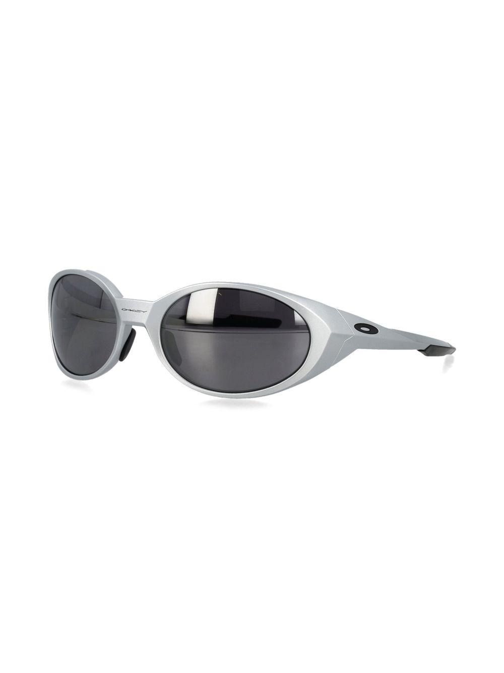 Small Oval Semi-Rimless Sunglasses Product Image