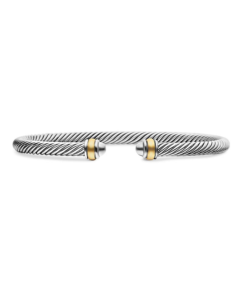 Womens Classic Cable Bracelet in Sterling Silver Product Image