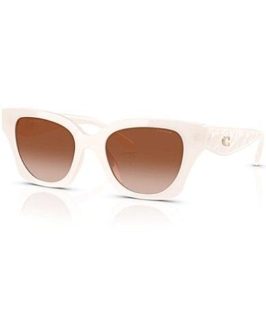 COACH Womens HC8418U 53mm Butterfly Sunglasses Product Image