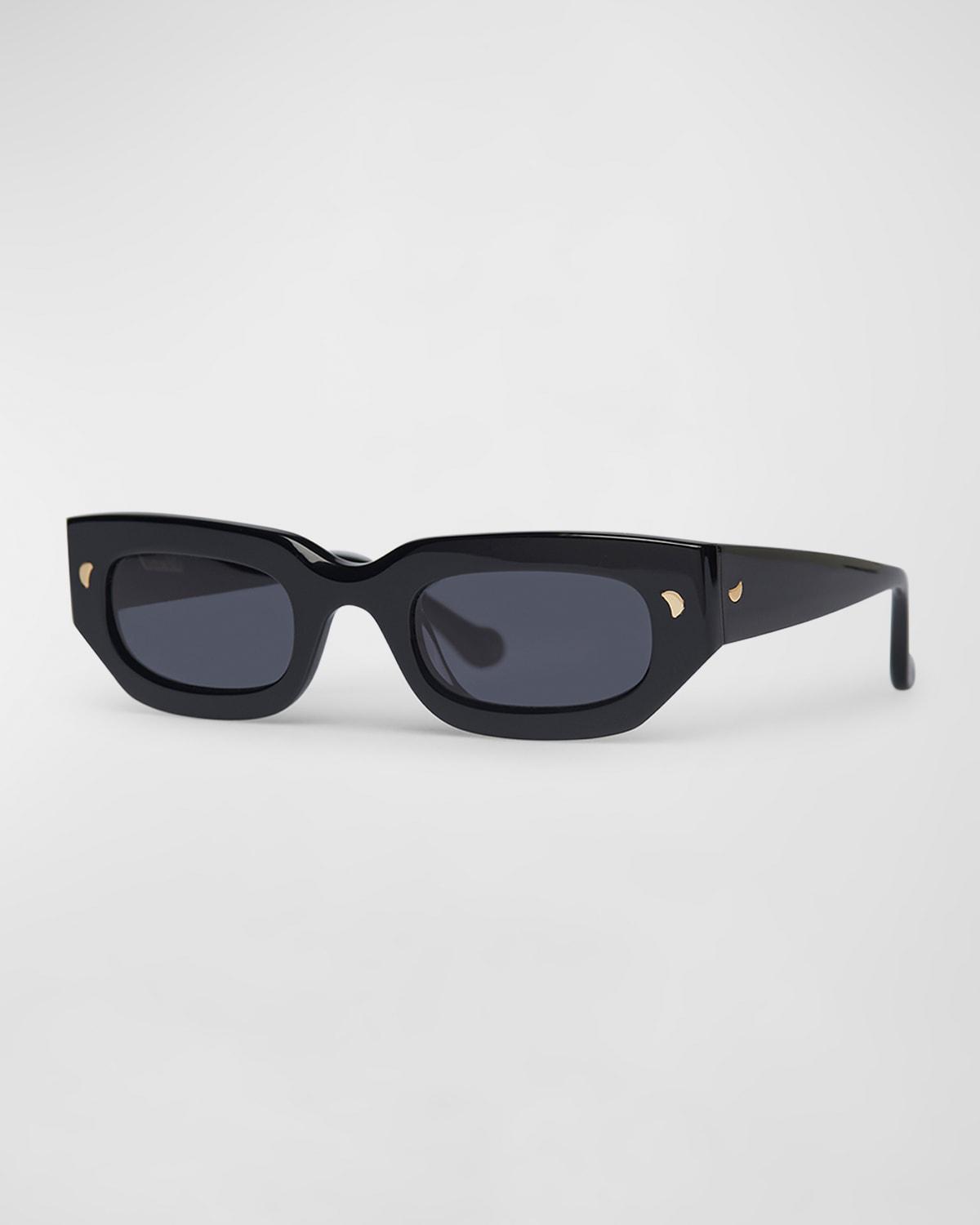Kadee Oval Acetate Sunglasses Product Image
