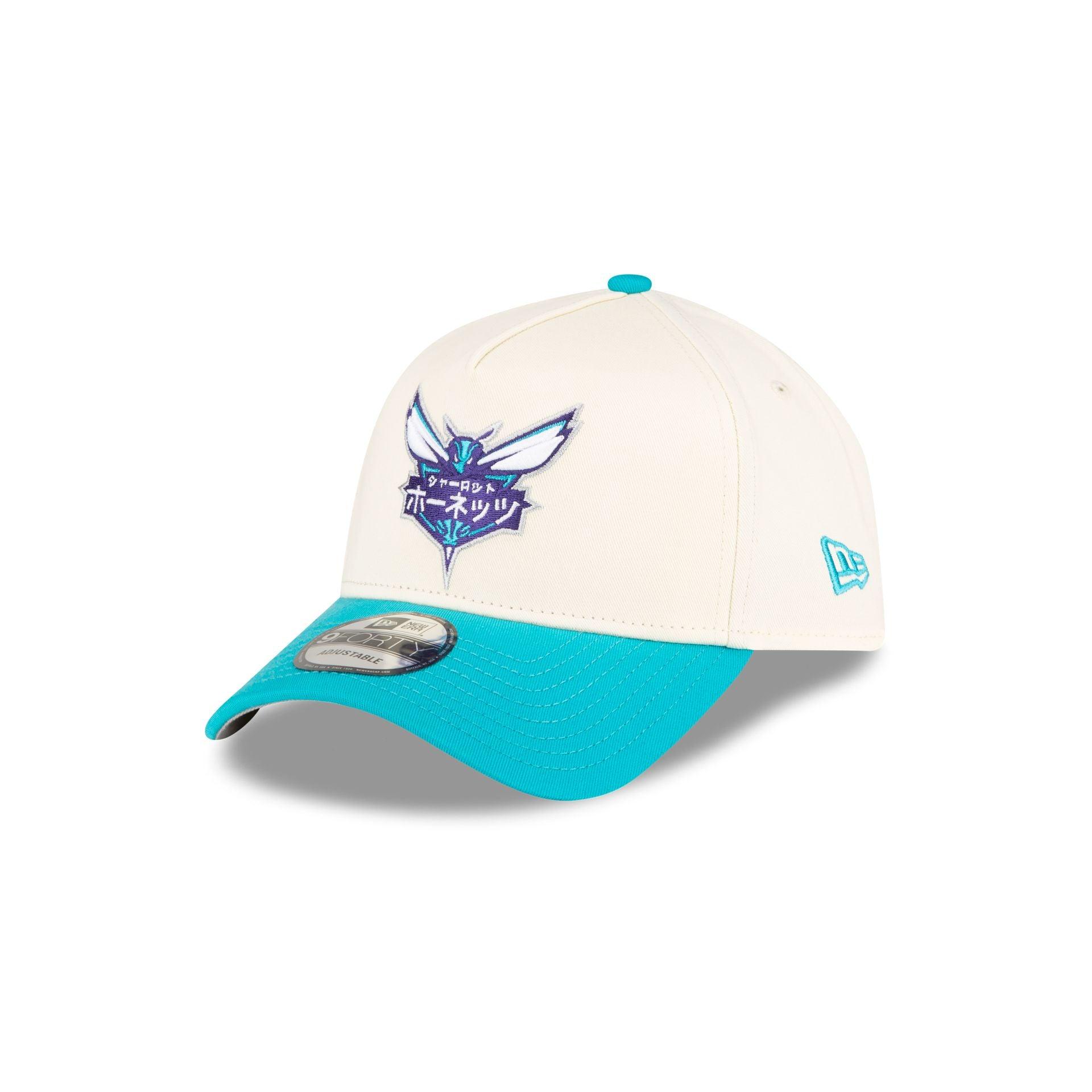 Hyperfly Katakana x Charlotte Hornets 9FORTY A-Frame Snapback Hat Male Product Image