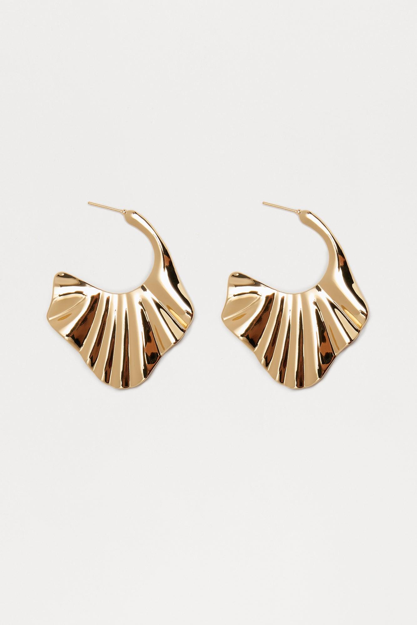 Vera Nova Statement Drop Earrings - Gold Female Product Image
