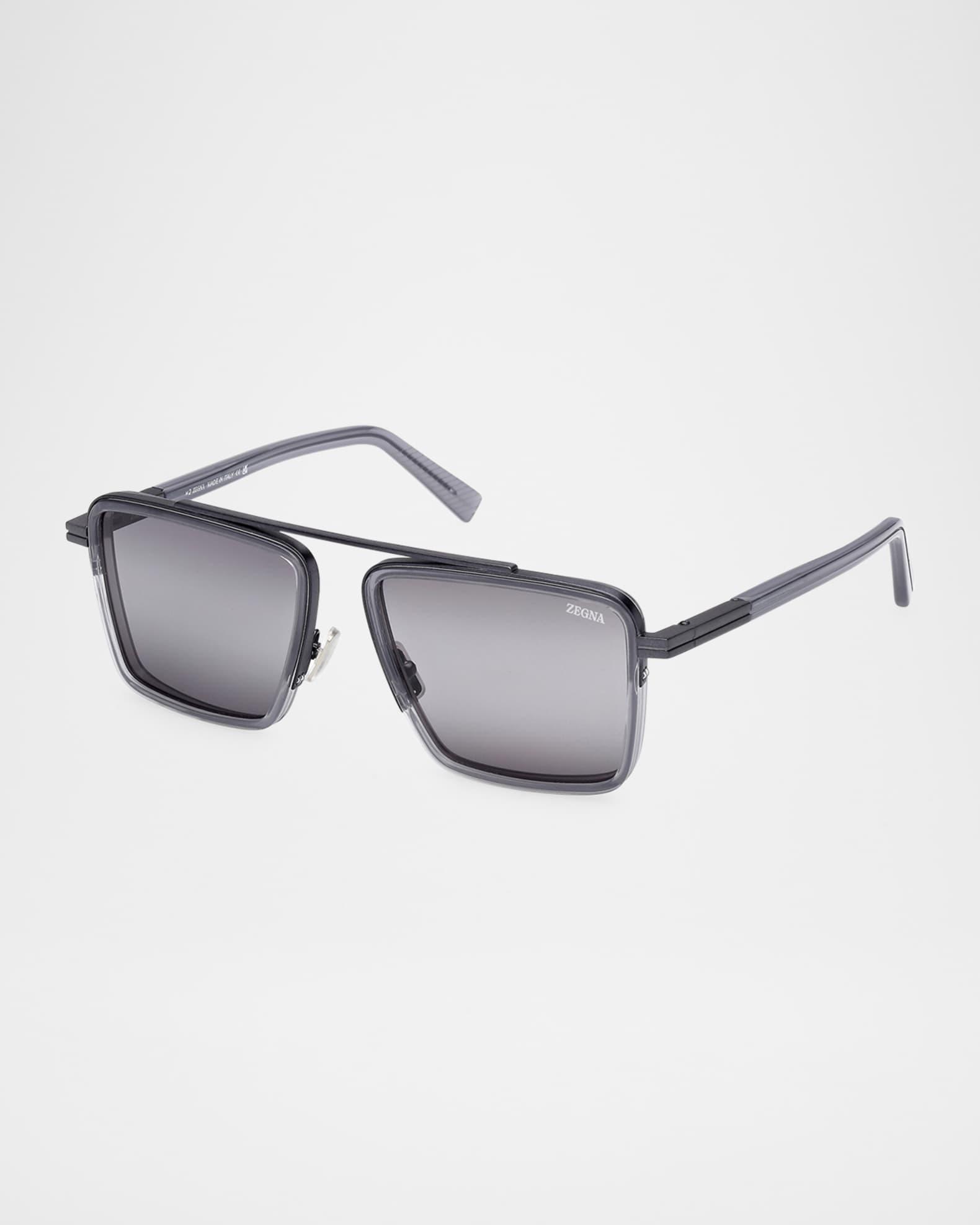 Mens Metal Aviator Sunglasses Product Image