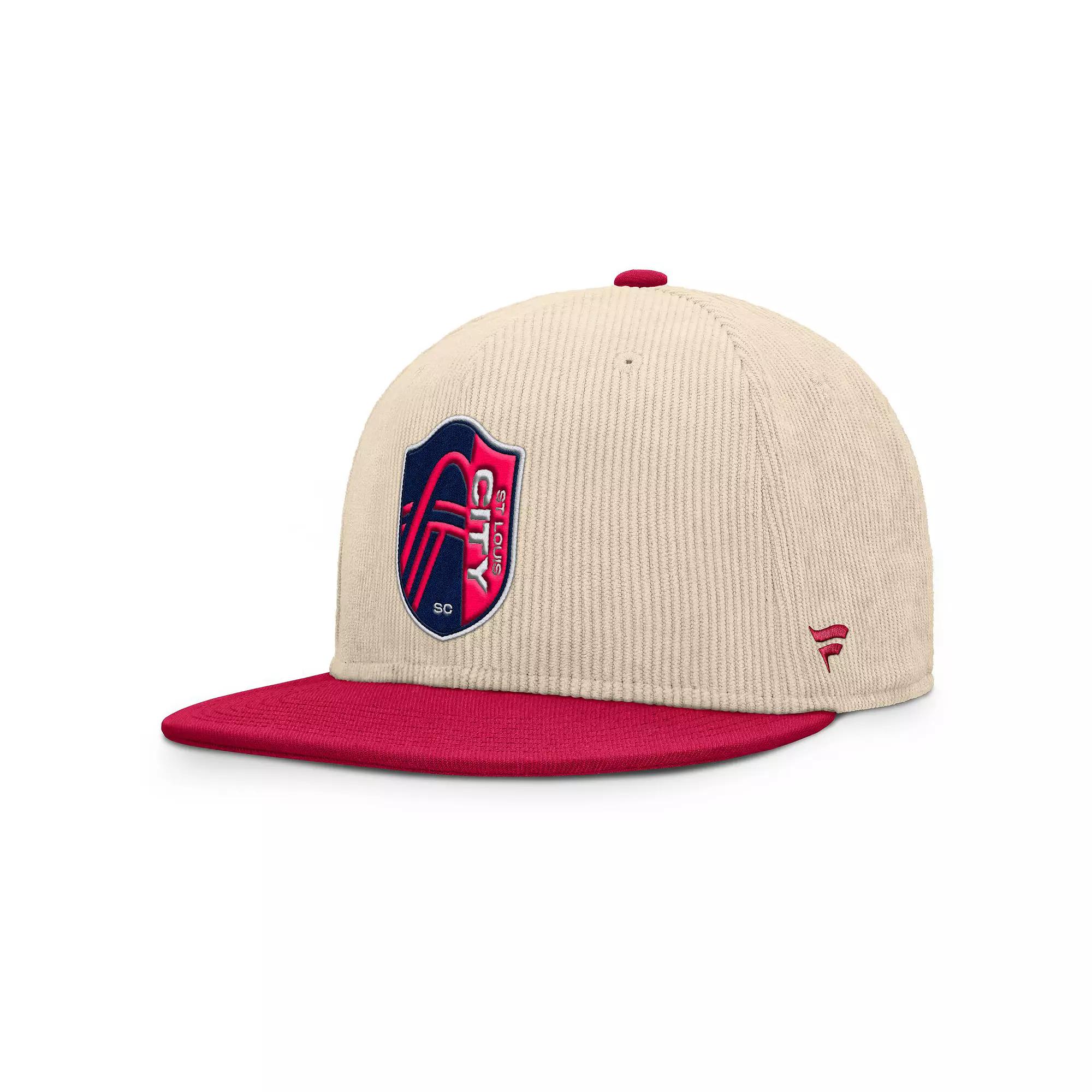 Men's Fanatics Cream St. Louis City SC Tempo Corduroy Snapback Hat, Slc Beige Product Image