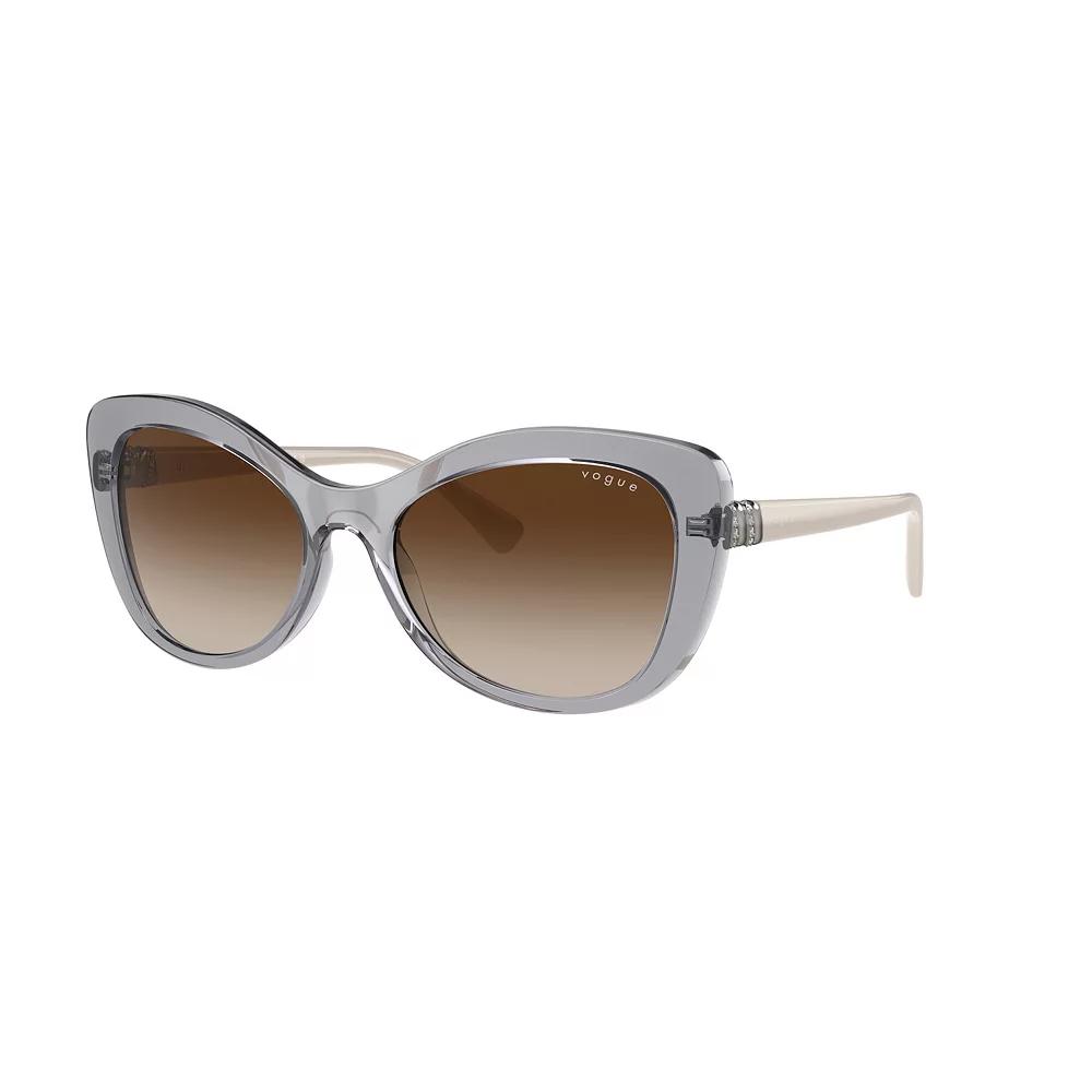 Women's Vogue 0VO5515SB 55mm Cat Eye Sunglasses, Transparent Grey Product Image
