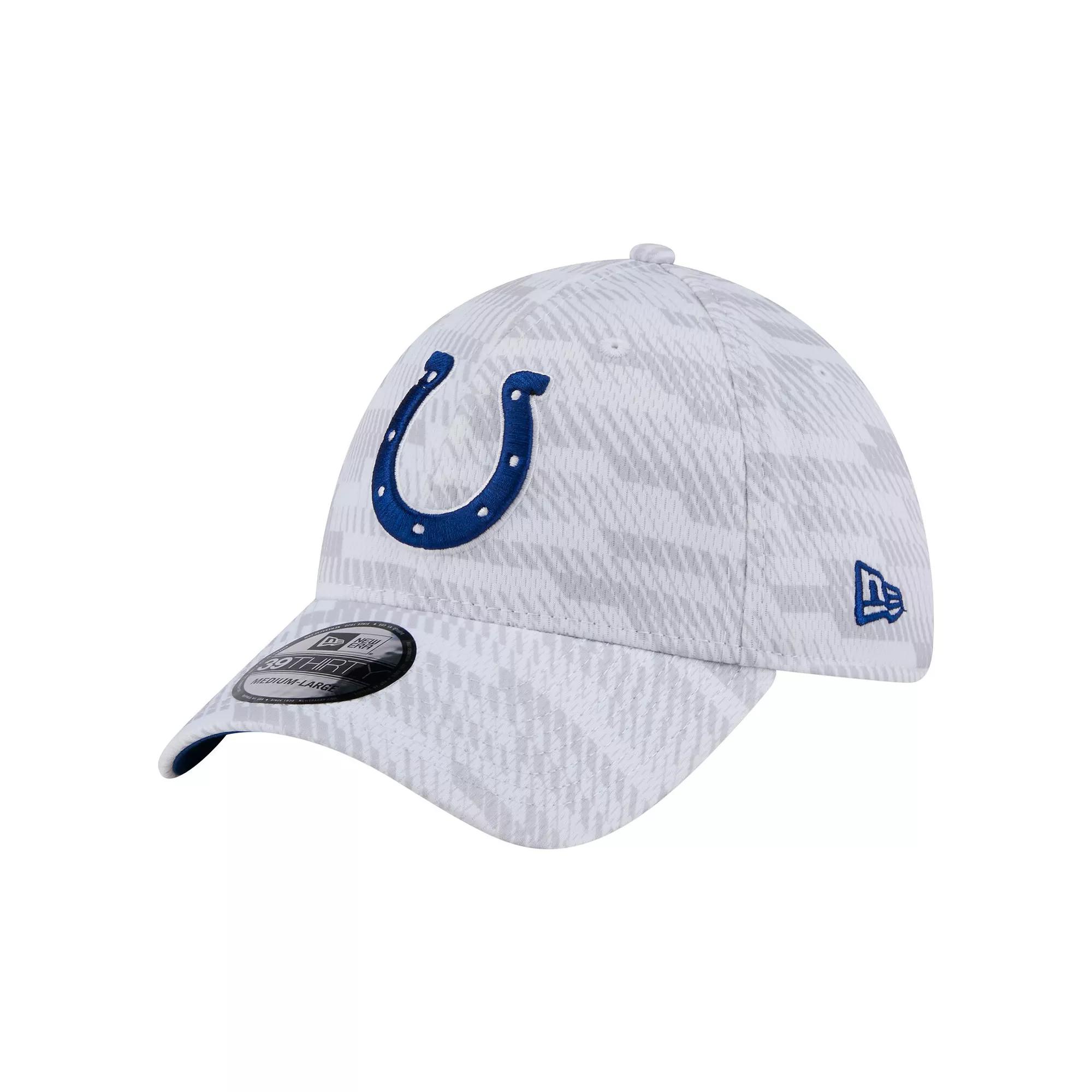 Men's New Era  White Indianapolis Colts Gameday Graded 39THIRTY Flex Hat, Size: Small/Medium Product Image