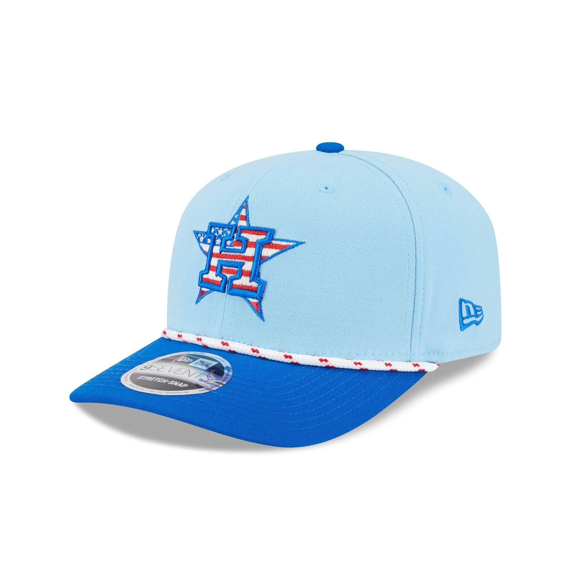 Houston Astros Independence Day 2025 9SEVENTY Stretch-Snap Hat Male Product Image