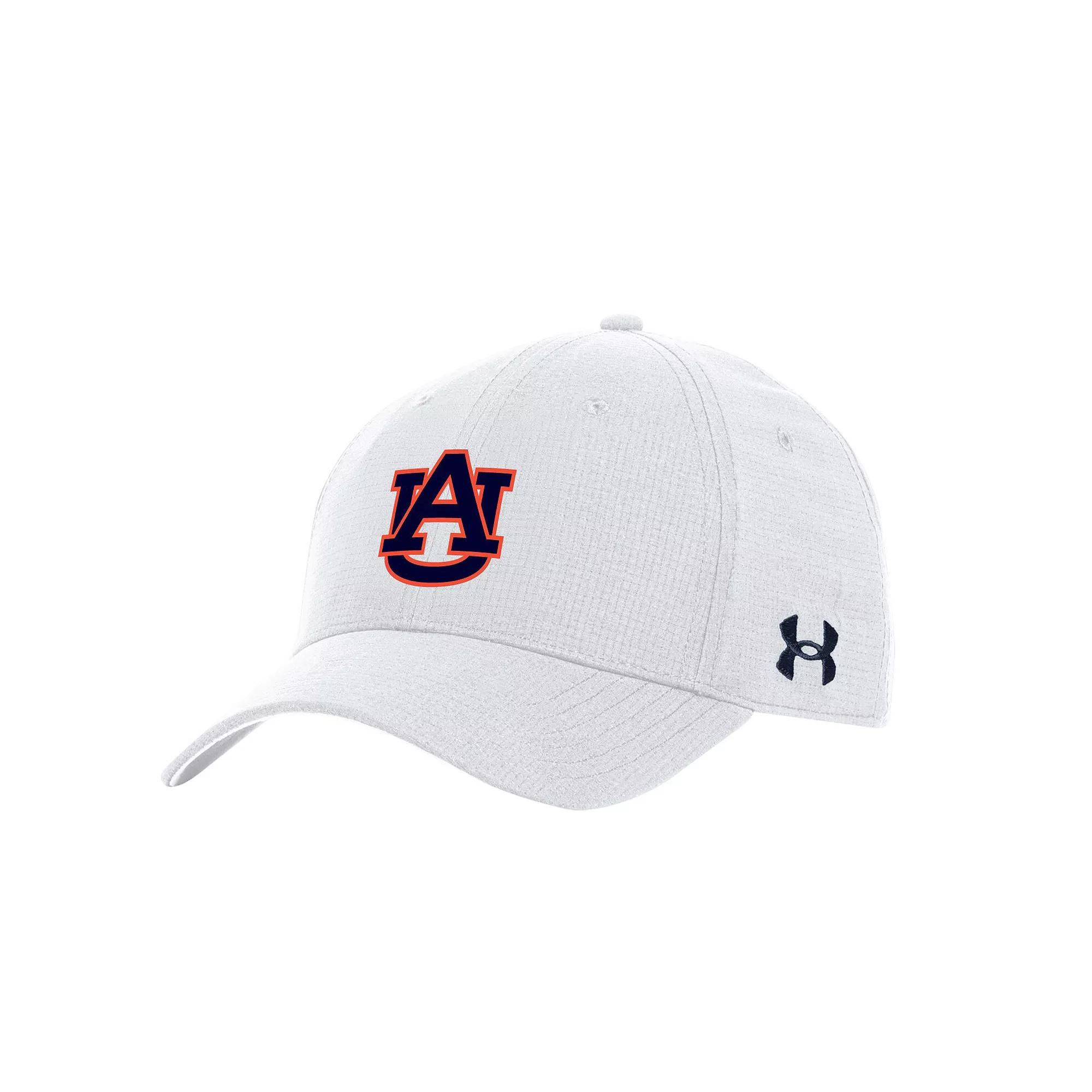 Men's Under Armour  White Auburn Tigers Sideline Performance Flex Hat, Size: Medium/Large Product Image