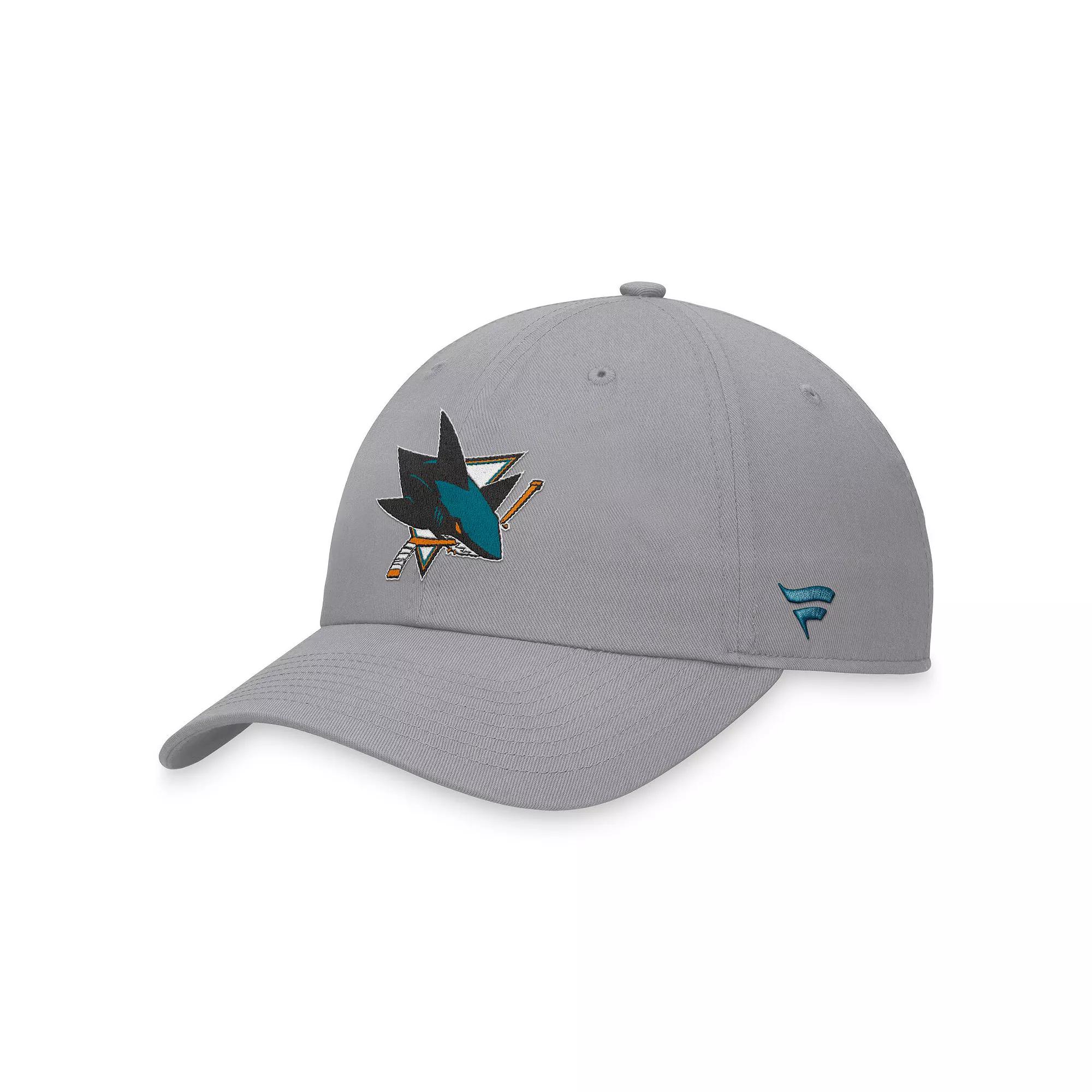 Men's Fanatics Branded Gray San Jose Sharks Extra Time Adjustable Hat, Sks Grey Product Image