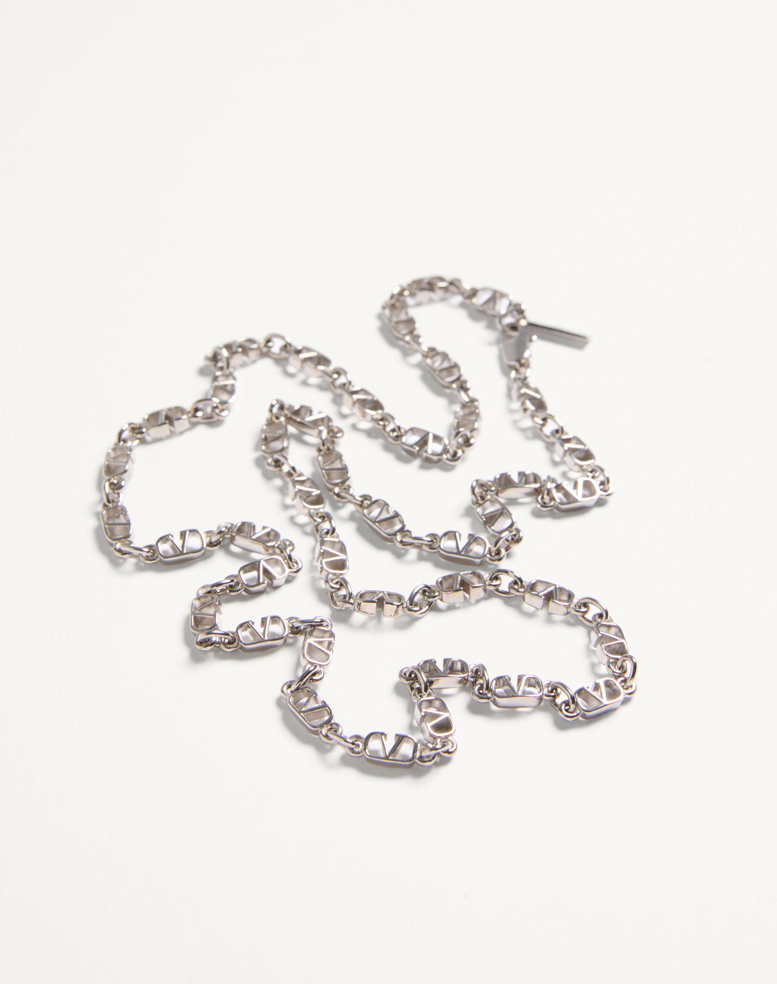 VLOGO SIGNATURE METAL NECKLACE  Product Image
