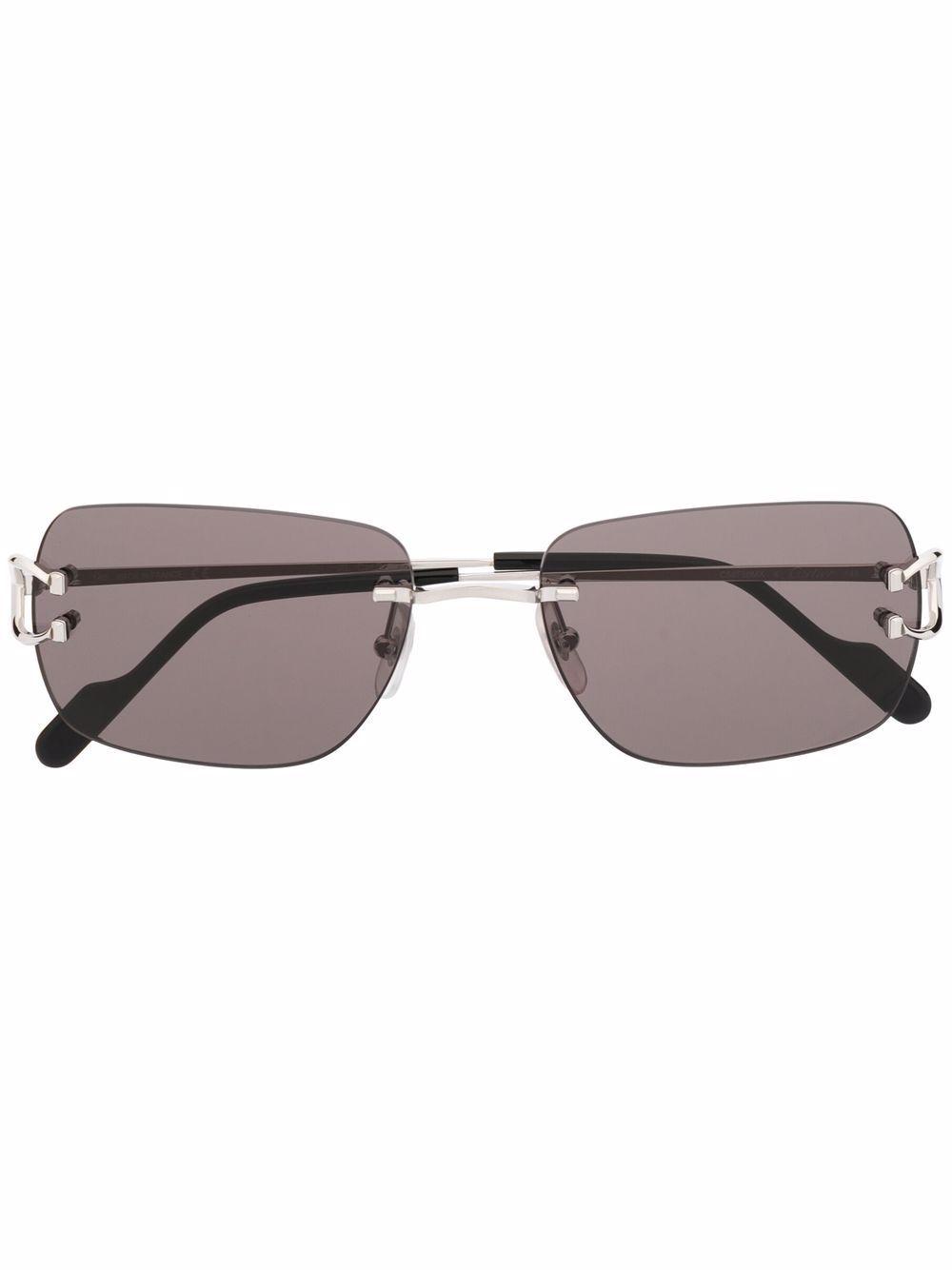rectangle-frame sunglasses Product Image