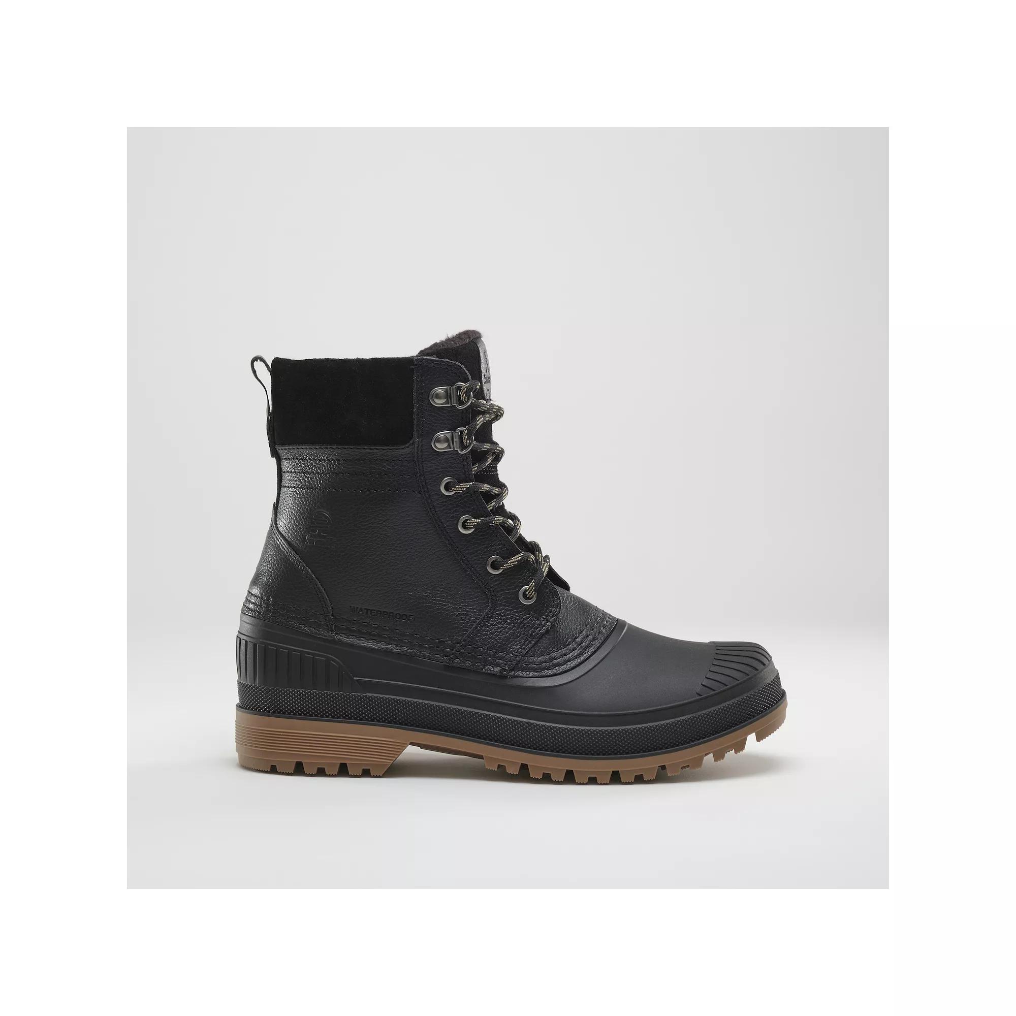 Kamik Hemlock Men's Waterproof Winter Boots, Size: 7, Black Product Image