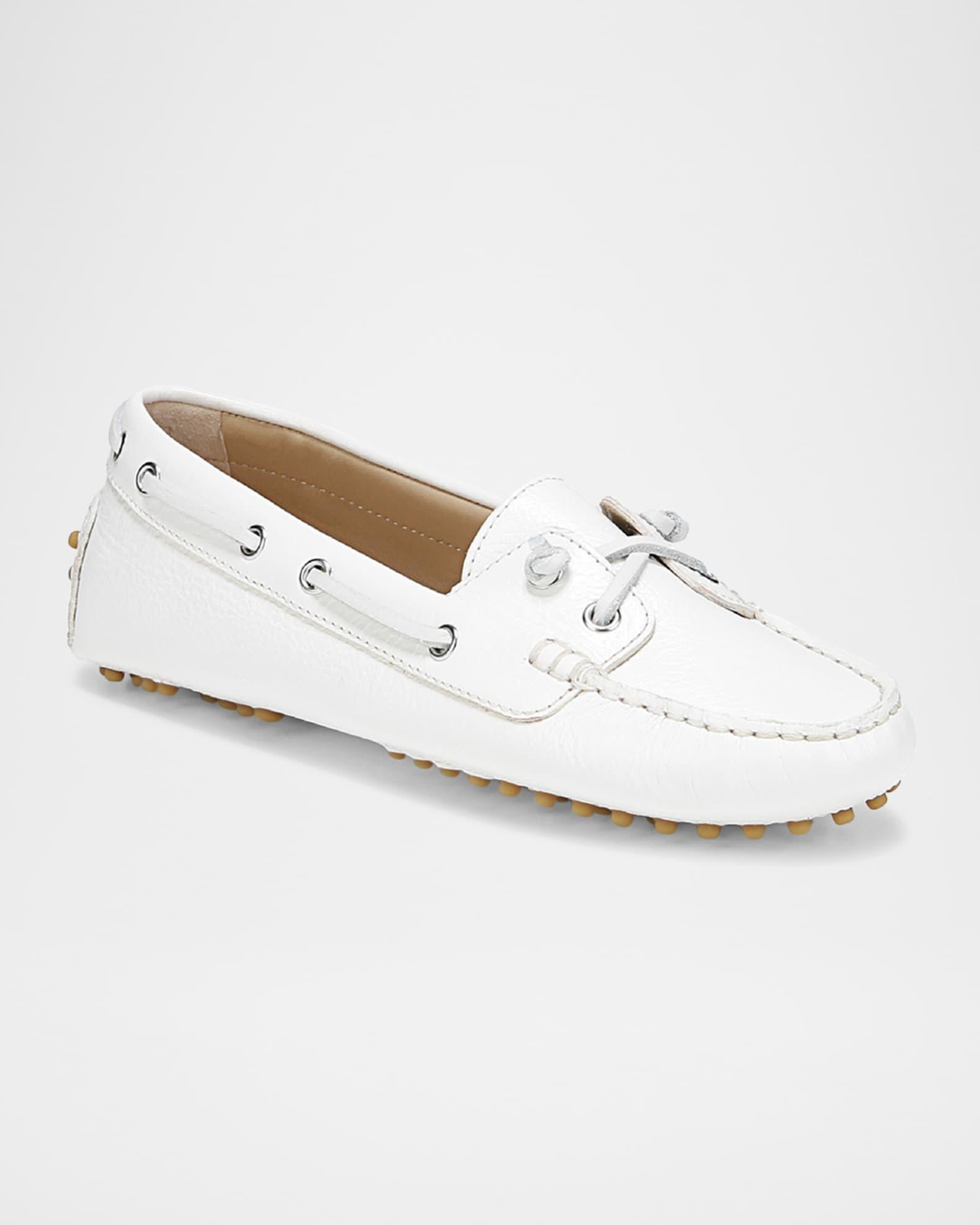 Jia Leather Driver Boat Loafers Product Image