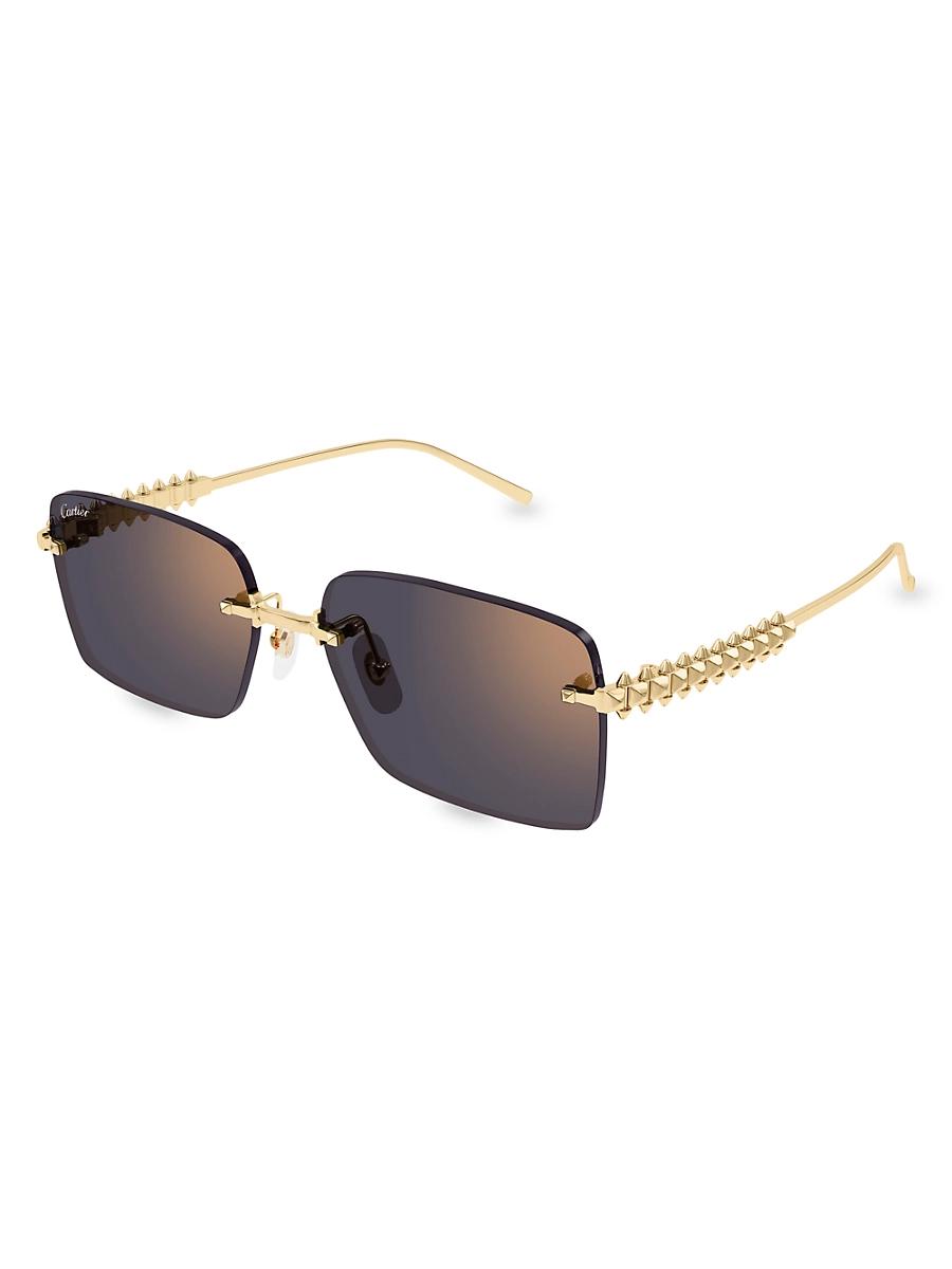 Womens Clash De Cartier 58MM Rectangular Sunglasses Product Image