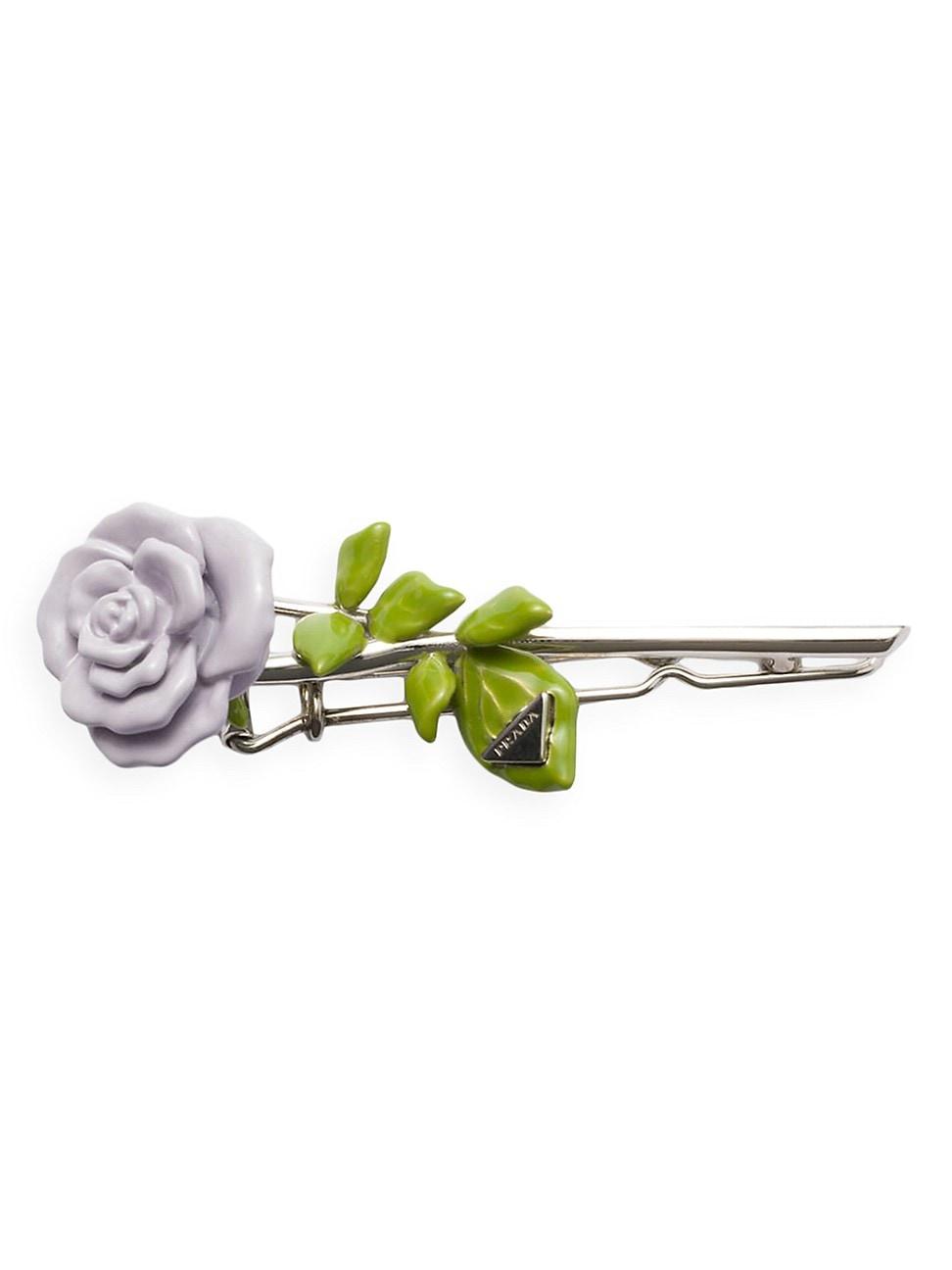 Womens Enamelled Metal Hair Clip Product Image