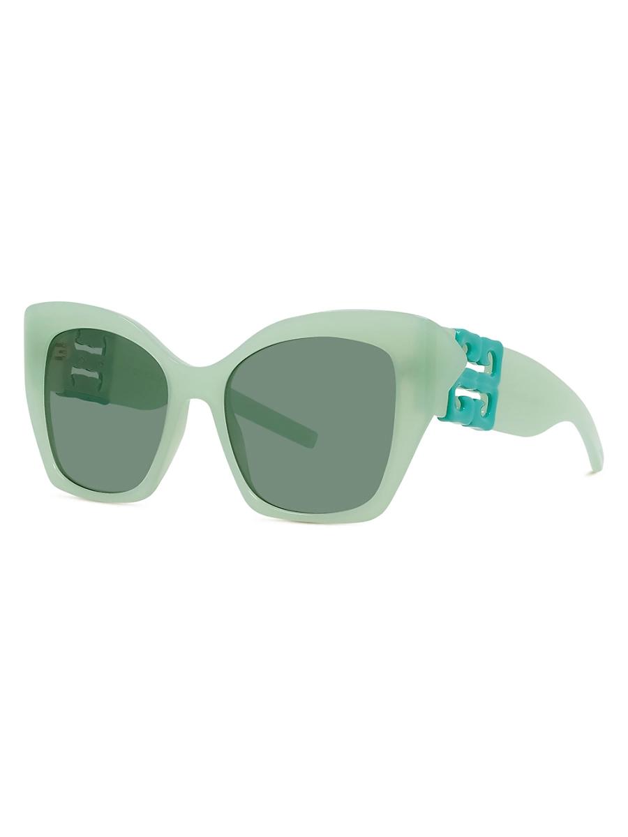 Womens 4G Liquid 54MM Square Sunglasses Product Image