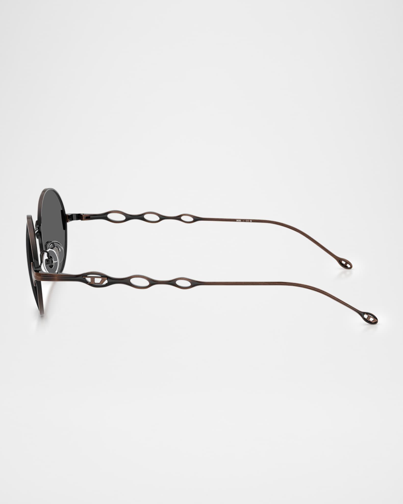 Mens Fendi Diagonal 56MM Geometric Sunglasses Product Image