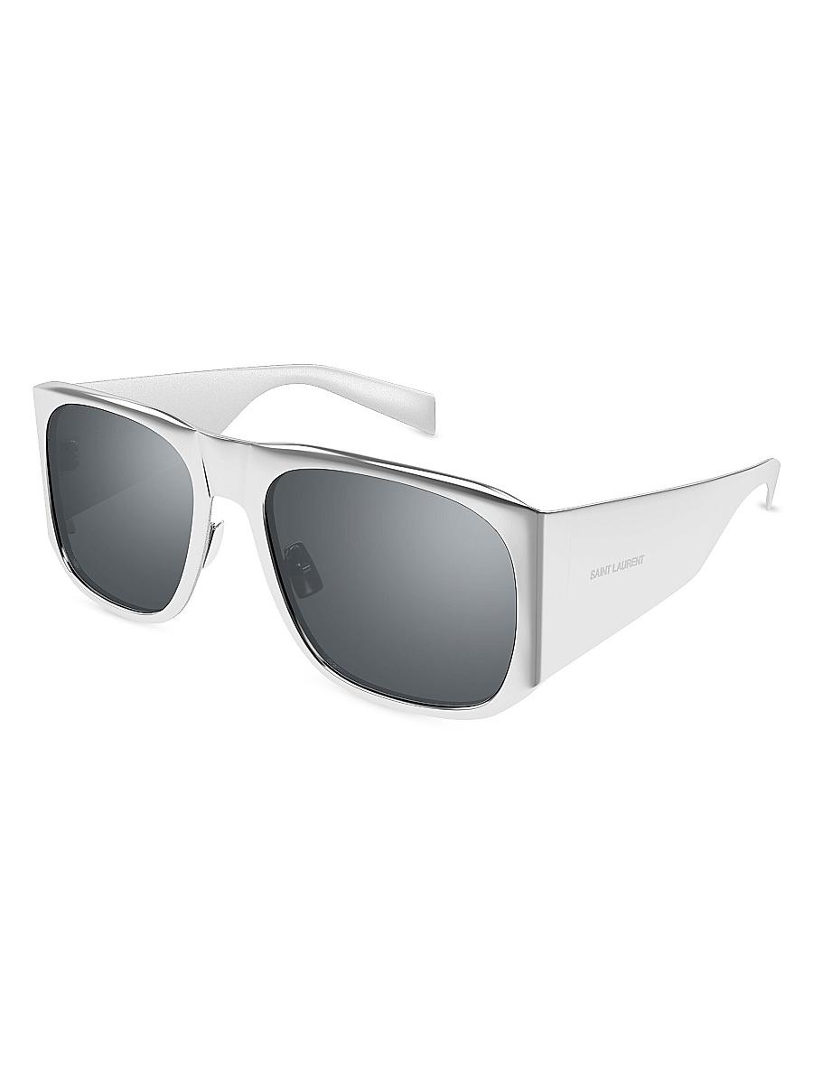 Mens Fashion Newness 58MM Geometric Sunglasses Product Image