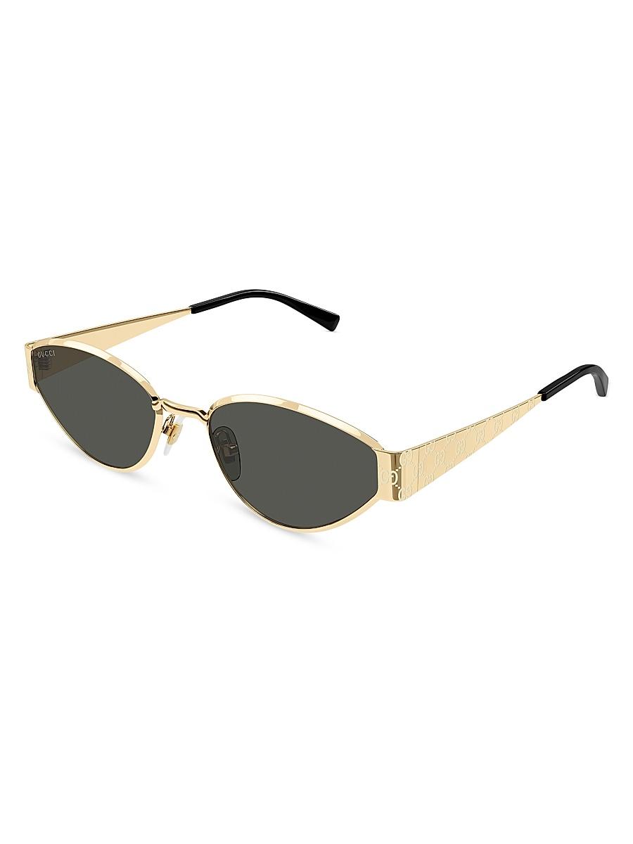 Womens Guccissima Metal 55MM Geometric Sunglasses Product Image