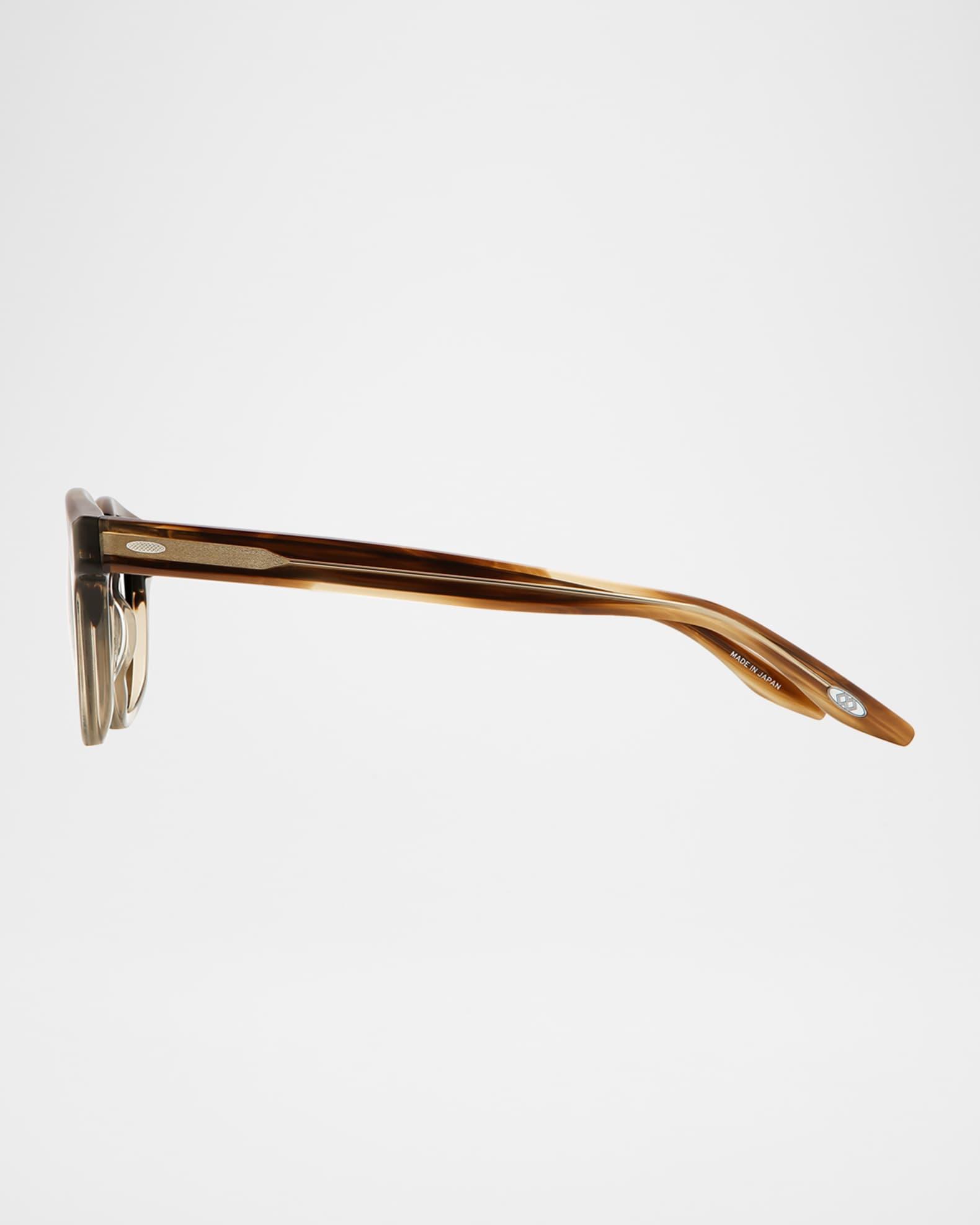 Mens Oxford Acetate Round Sunglasses Product Image