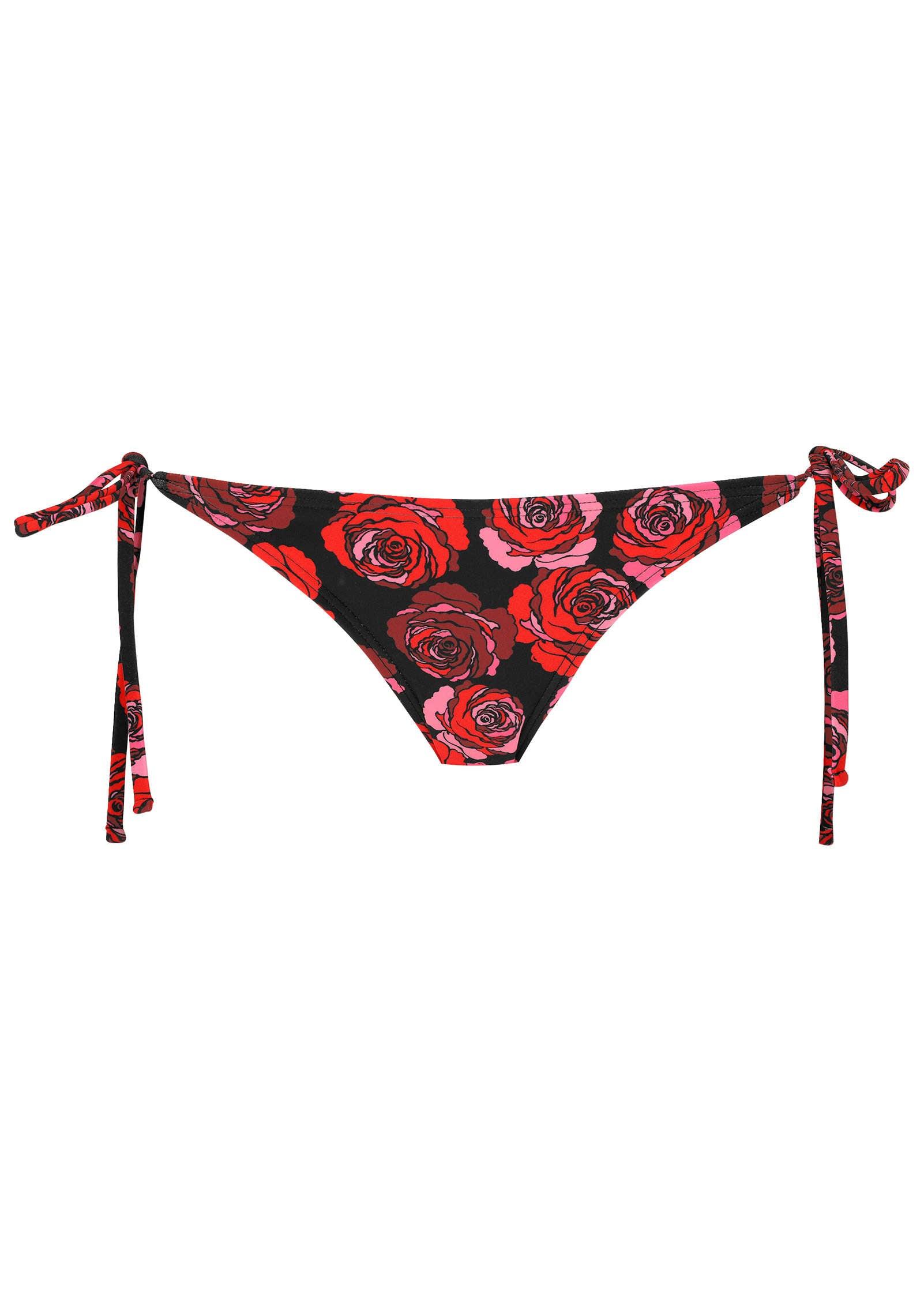Miami Tie Side Moderate Bottom  - Rose Garden Product Image