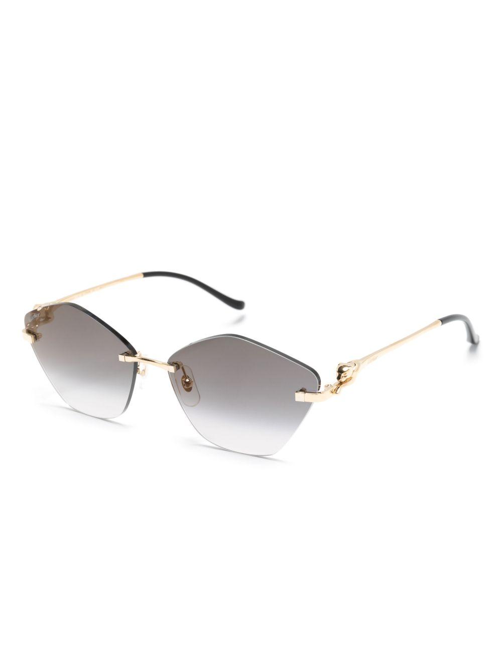 geometric-frame sunglasses Product Image