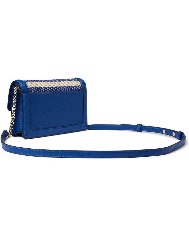 Kate Spade New York Knott Striped Woven Fabric Flap Crossbody Product Image