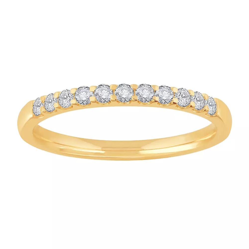 Diamond Medley 14k Gold 1/4 Carat T.W. Lab-Grown Diamond Ring, Women's, Size: 8 Product Image