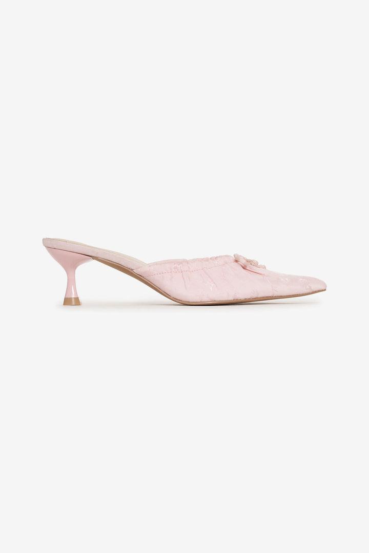 Colette Mule Heel — Pink Product Image