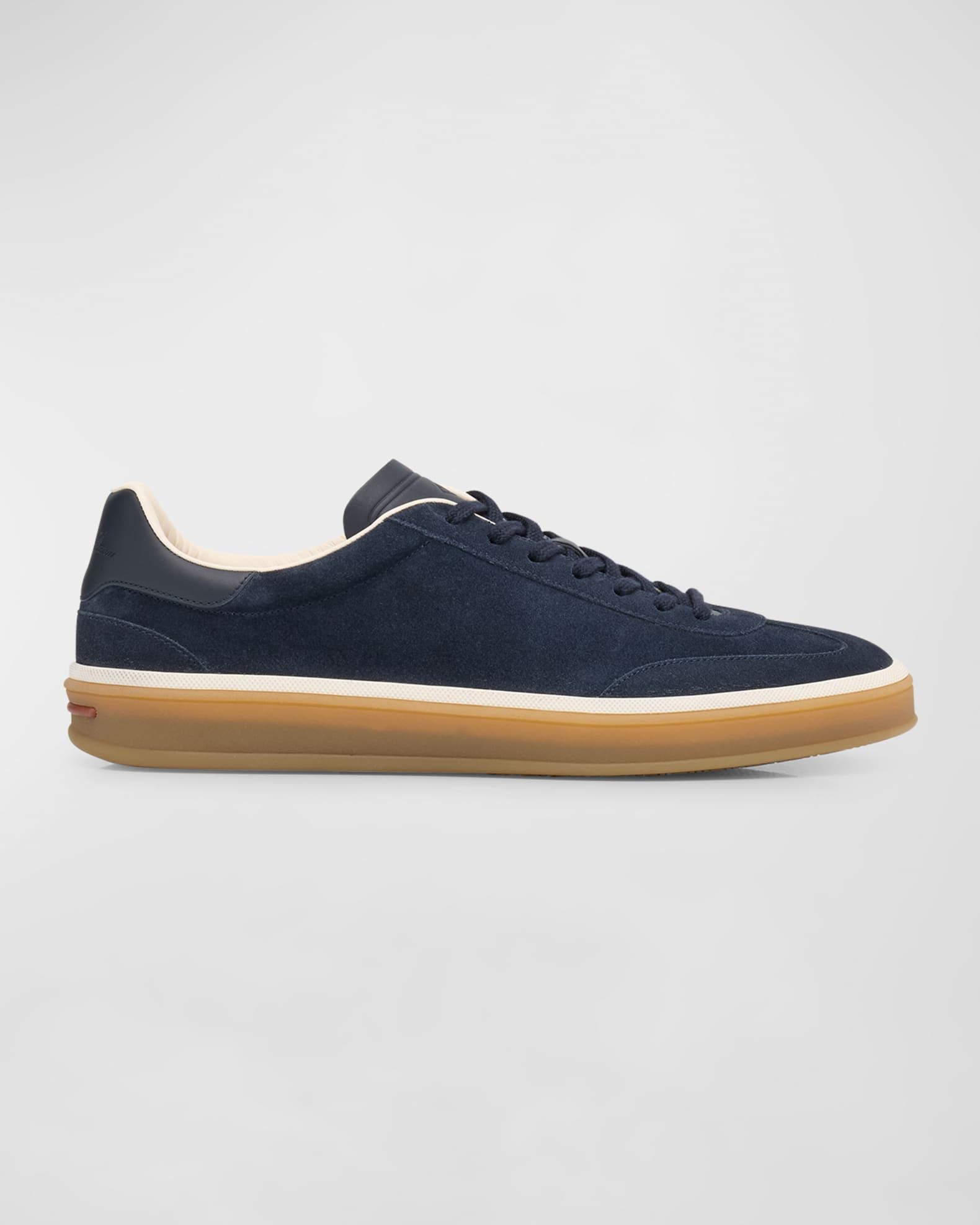 Men's Tennis Walk Suede Low-Top Sneakers Product Image