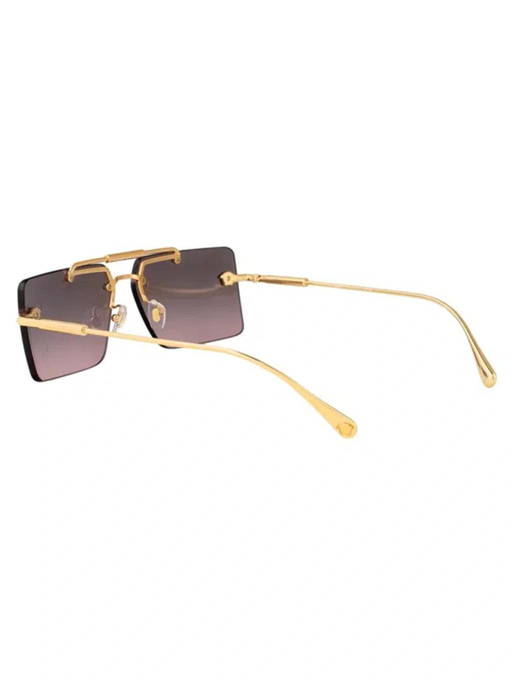 VERSACE Pink Gradient Flash Mirror Rectangular Ladies Sunglasses Ve2245 100258 60 In Brown Product Image
