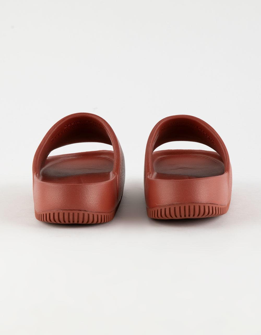 NIKE Calm Womens Slide Sandals - WHITE Product Image