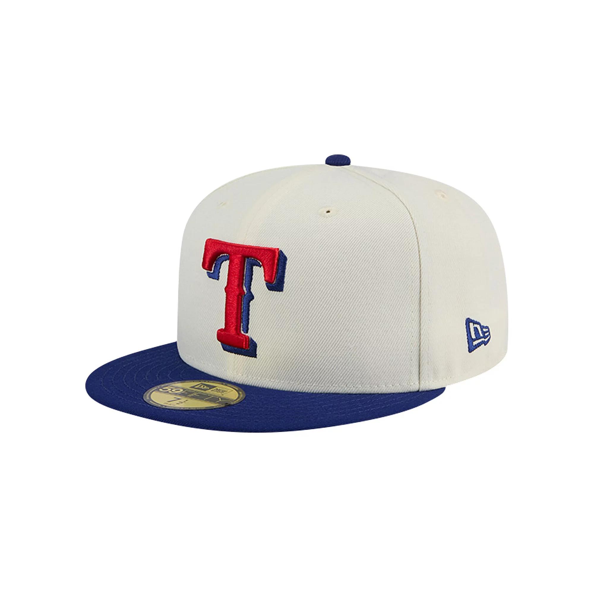 New Era Mens New Era Rangers Cooperstown Chrome 59FIFTY Fitted Hat - Mens /Blue/Blue/Blue Product Image