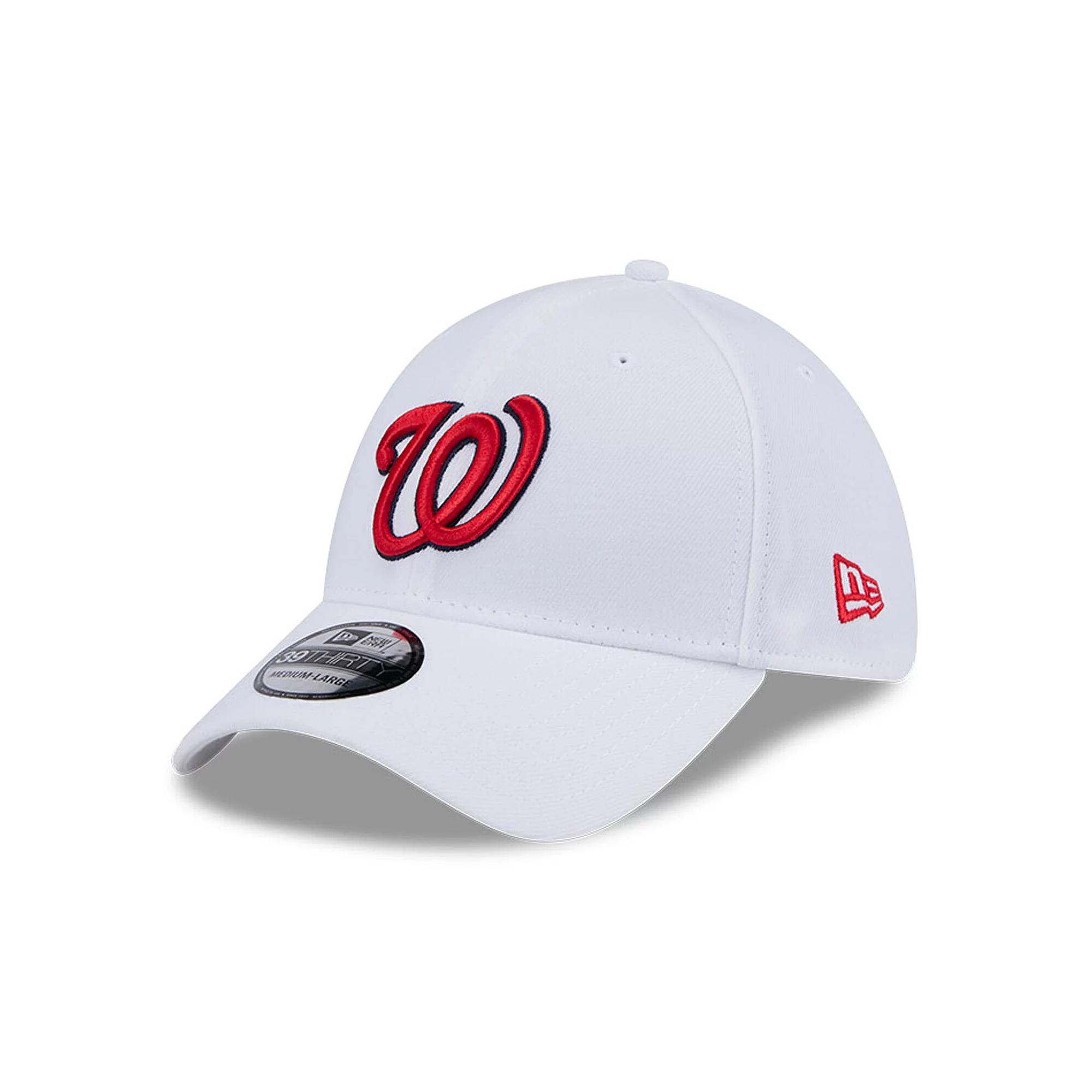 Men's New Era White Washington Nationals Evergreen 39THIRTY Flex Hat,  Product Image