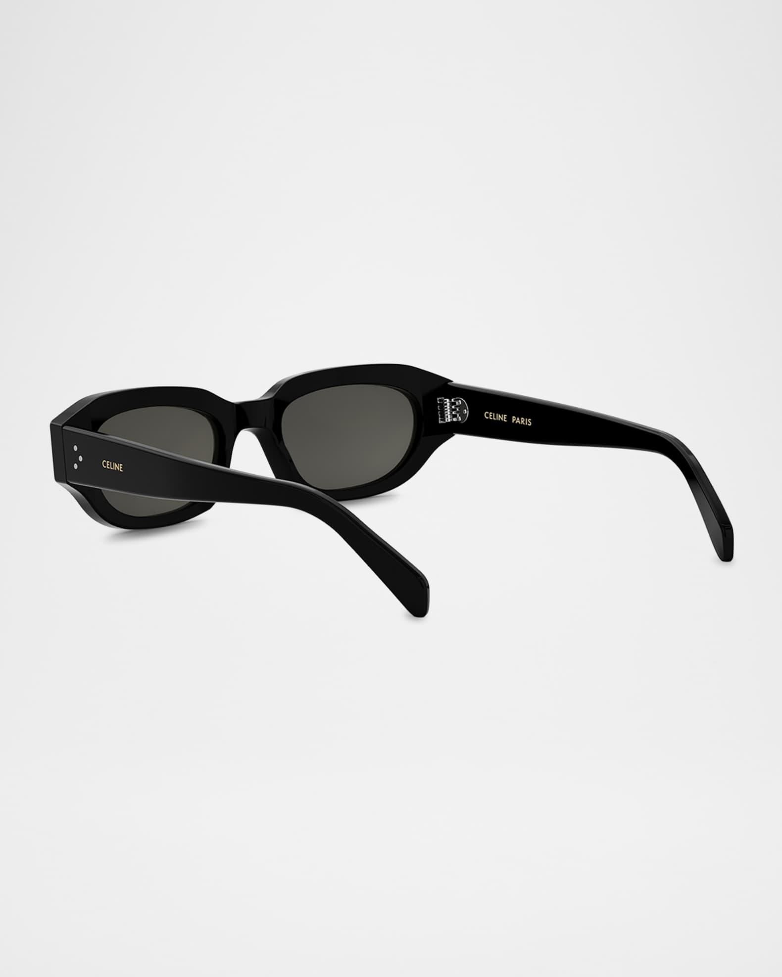 Men's 3 Dots Acetate Rectangle Sunglasses Product Image
