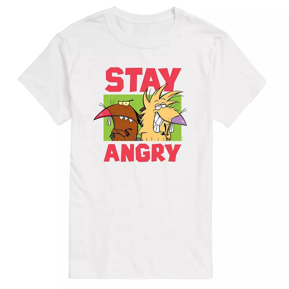 Big & Tall Angry Beavers "Stay Angry" Graphic Tee, Men's,  Product Image