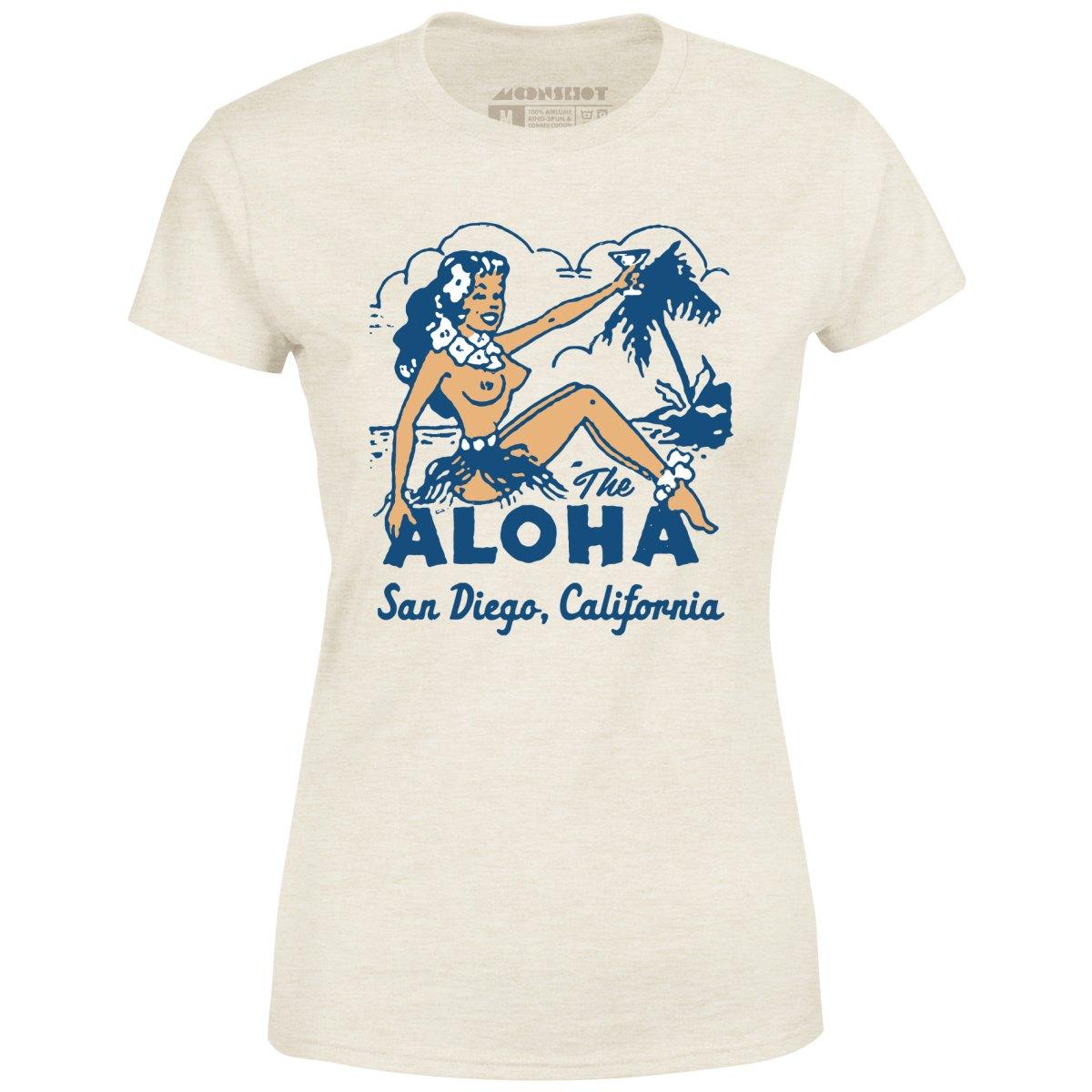 The Aloha - San Diego, CA - Vintage Tiki Bar - Women's T-Shirt Female Product Image