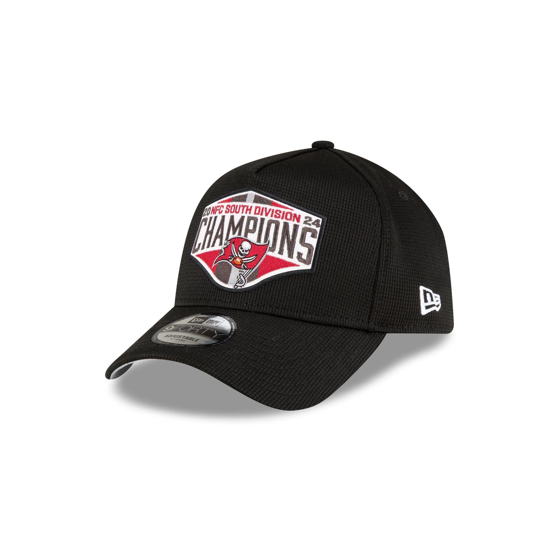 Tampa Bay Buccaneers 2024 Division Champion Locker Room 9FORTY A-Frame Snapback Hat Male Product Image