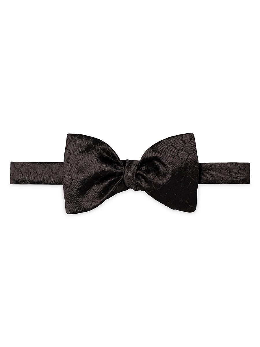 Mens Geometric Silk Bow Tie Product Image