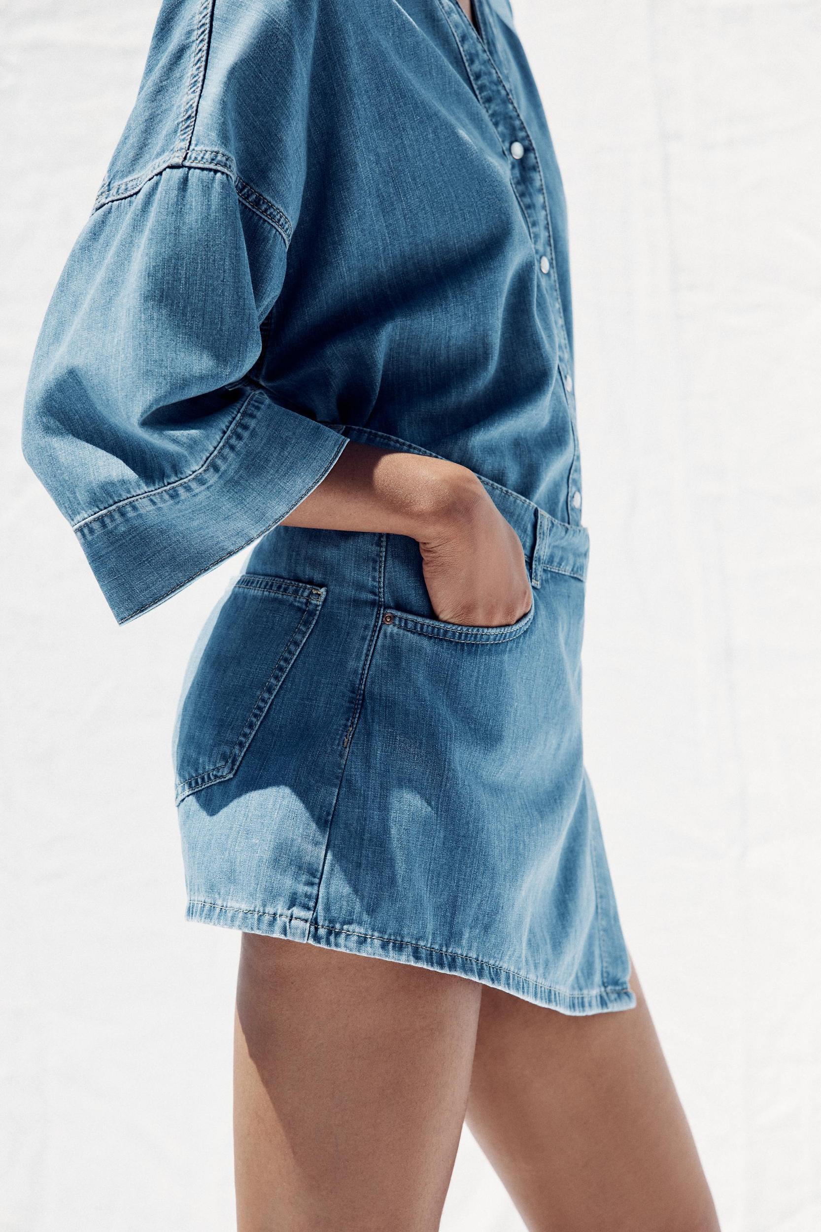 Z1975 DENIM WRAP SKORT Product Image