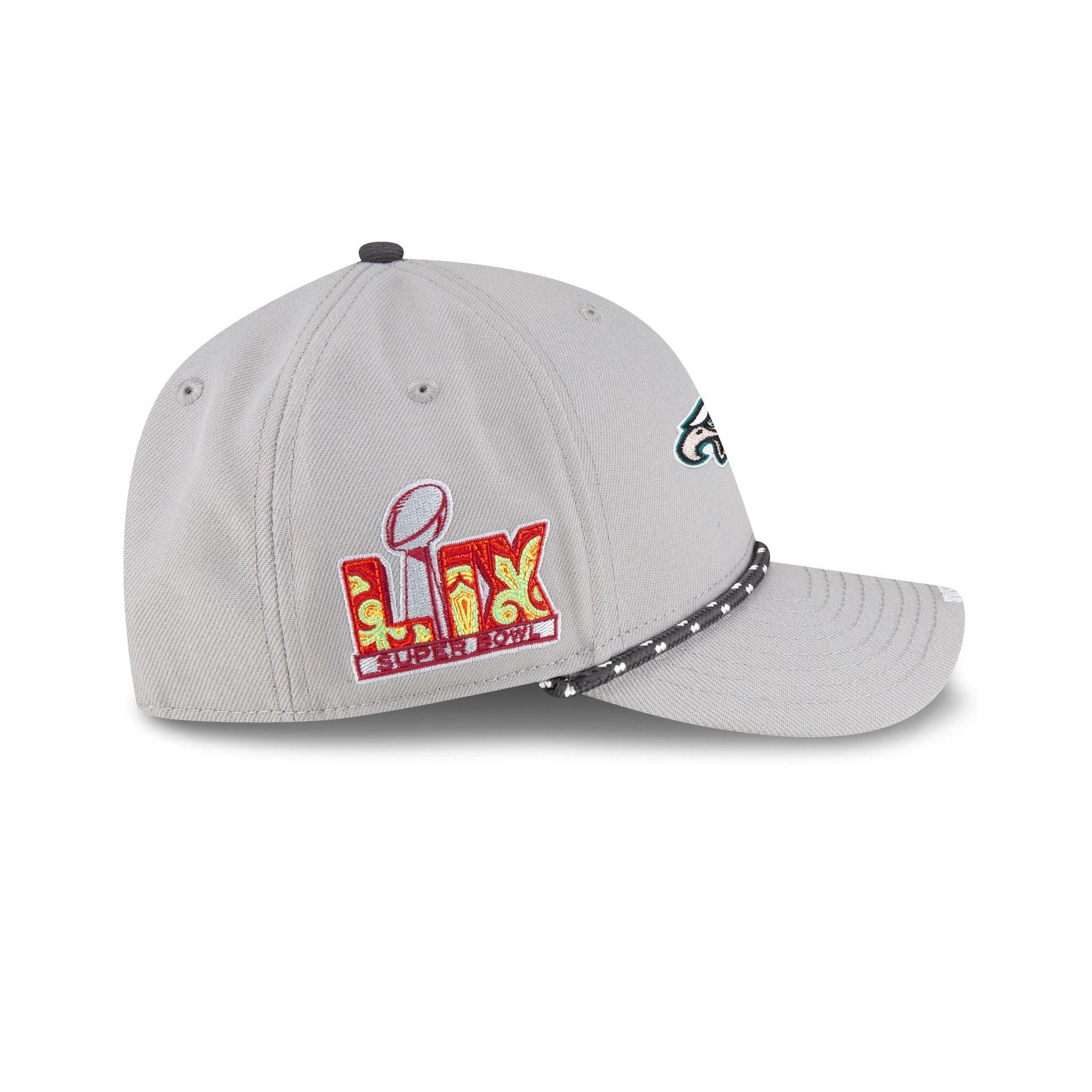 Philadelphia Eagles Super Bowl LIX Sideline 9FORTY M-Crown Snapback Hat Male Product Image