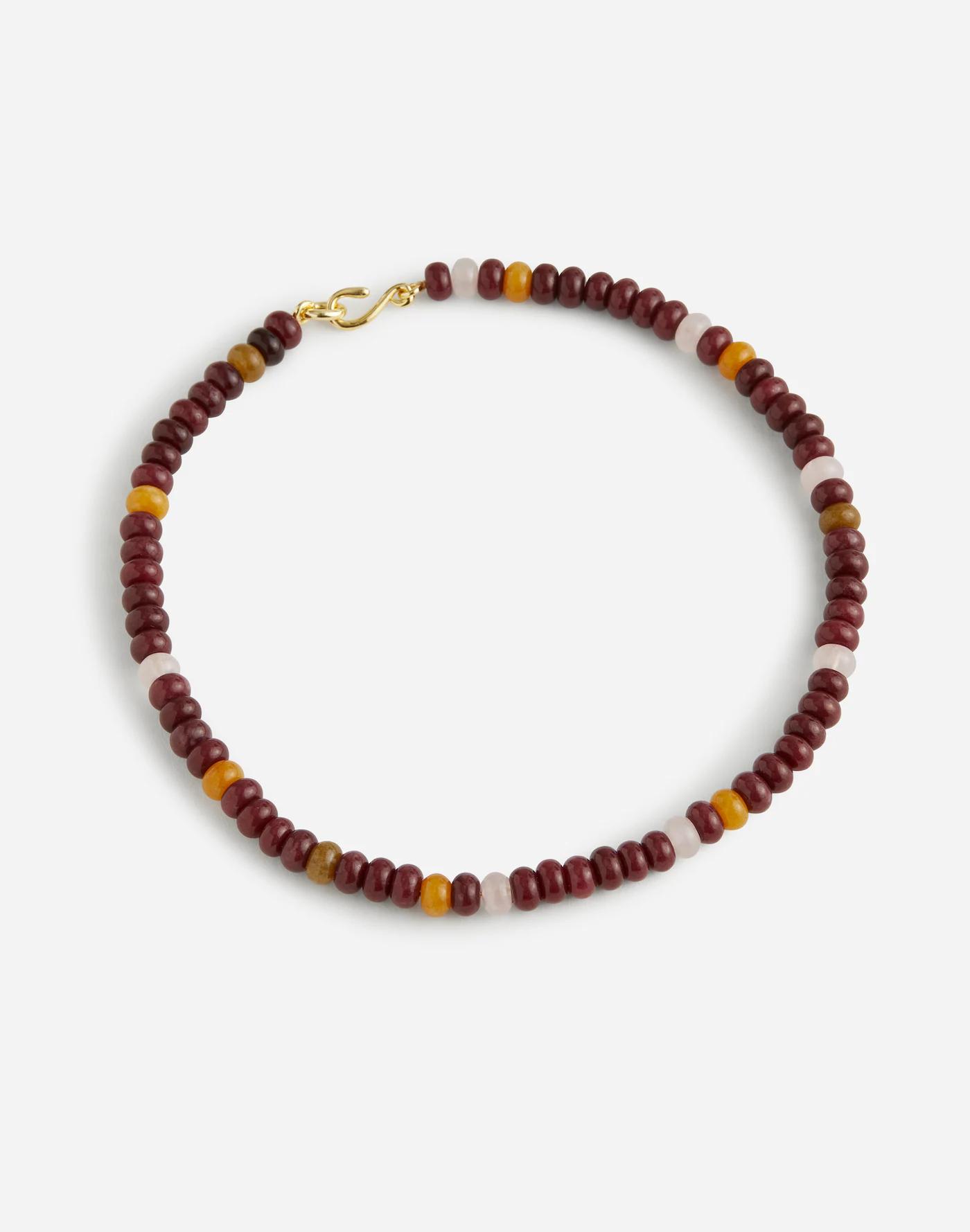 Semiprecious Beaded Choker Necklace Product Image