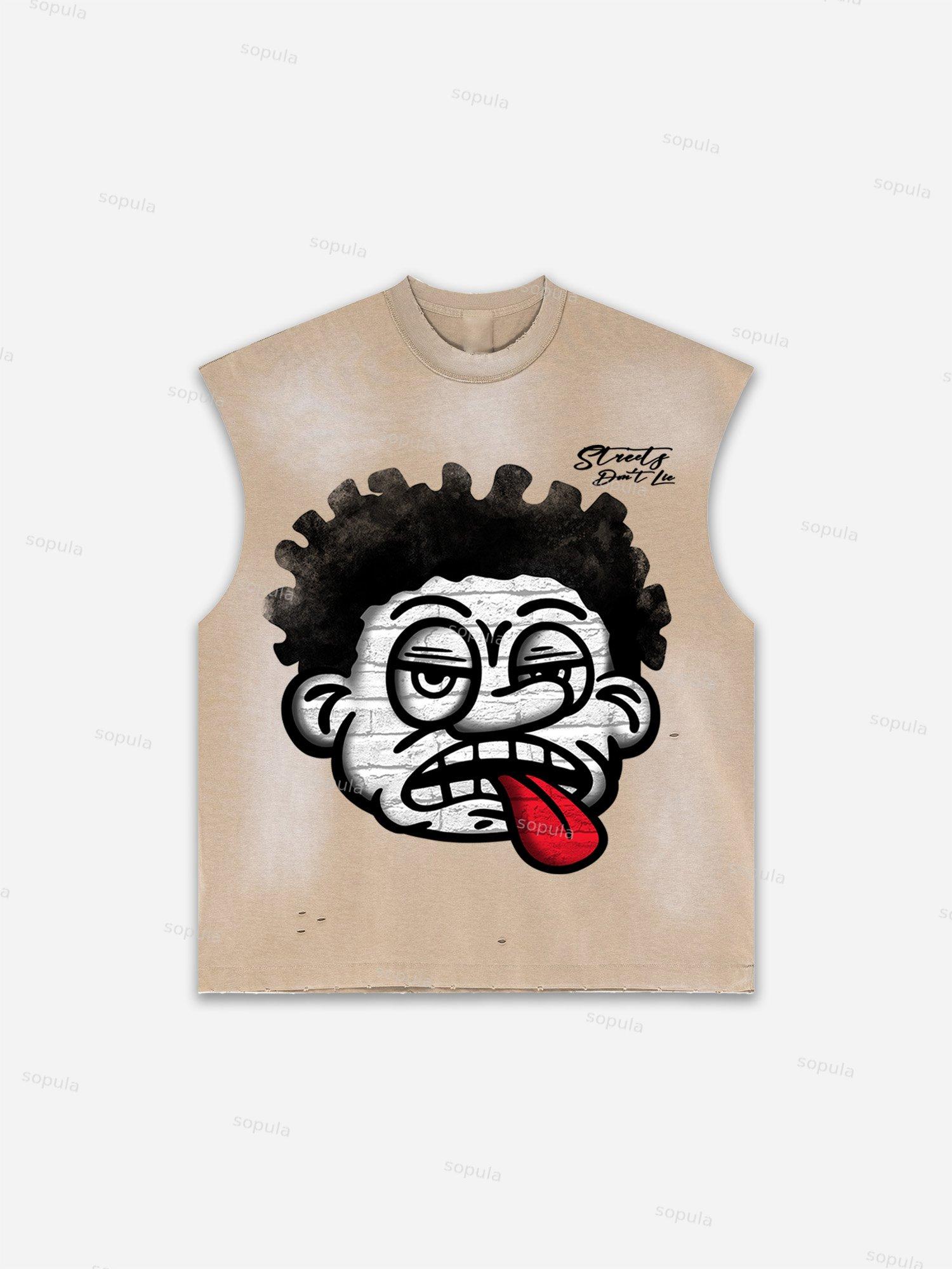 Men's Washed Fly By Choice Graphic Tank Top Product Image