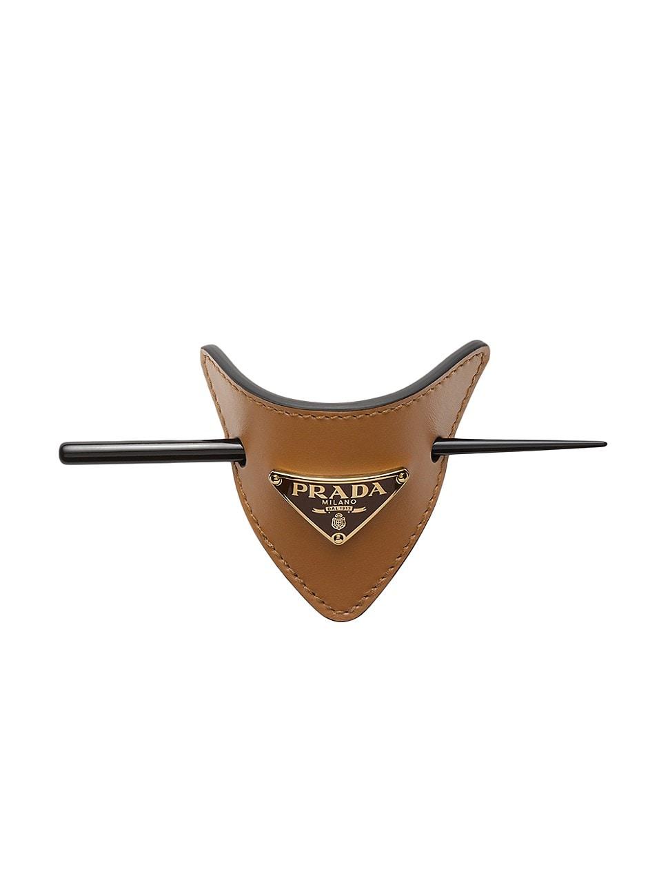 Womens Leather Hair Clip Product Image