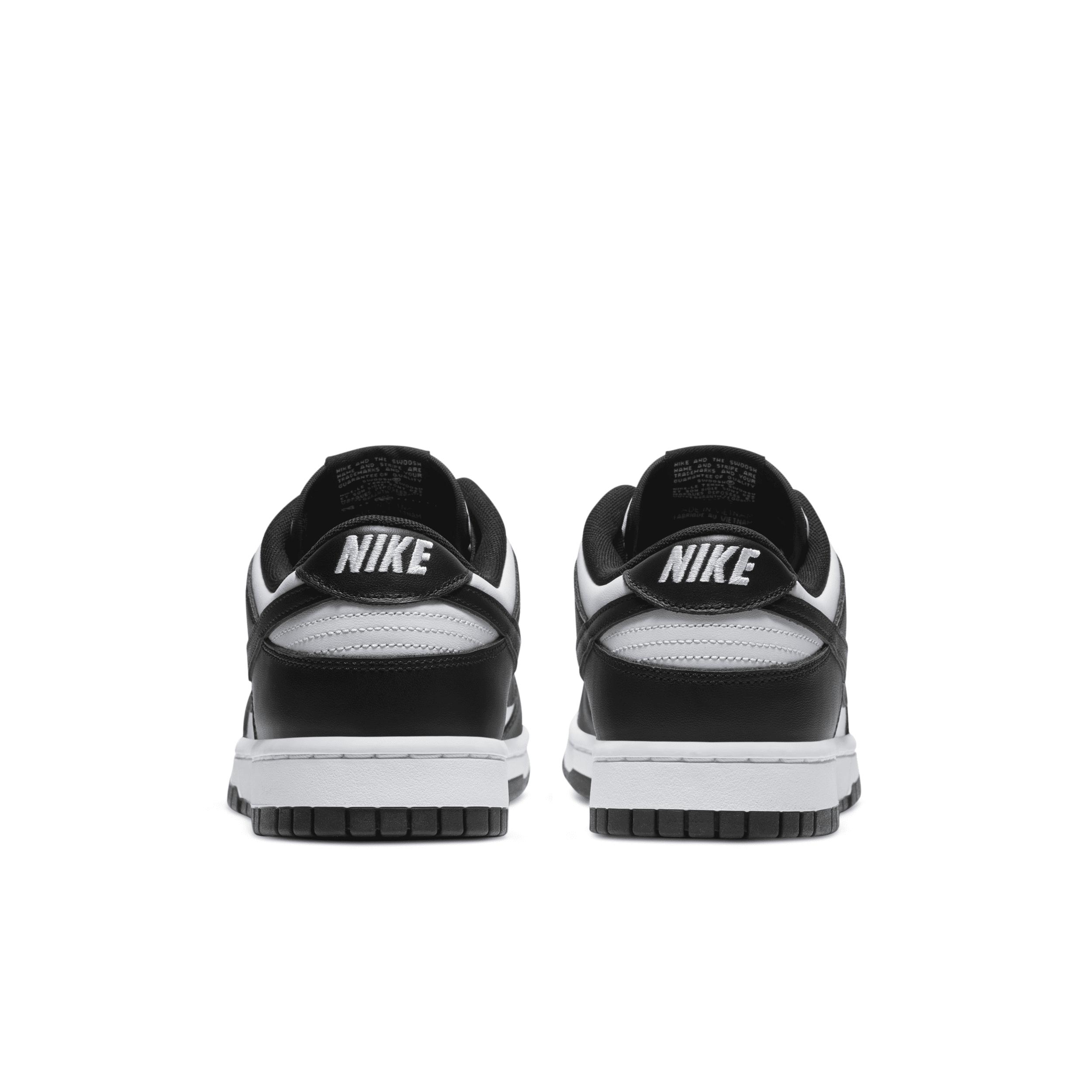 Nike Mens Nike Dunk Low Retro - Mens Shoes White/Black/White Product Image