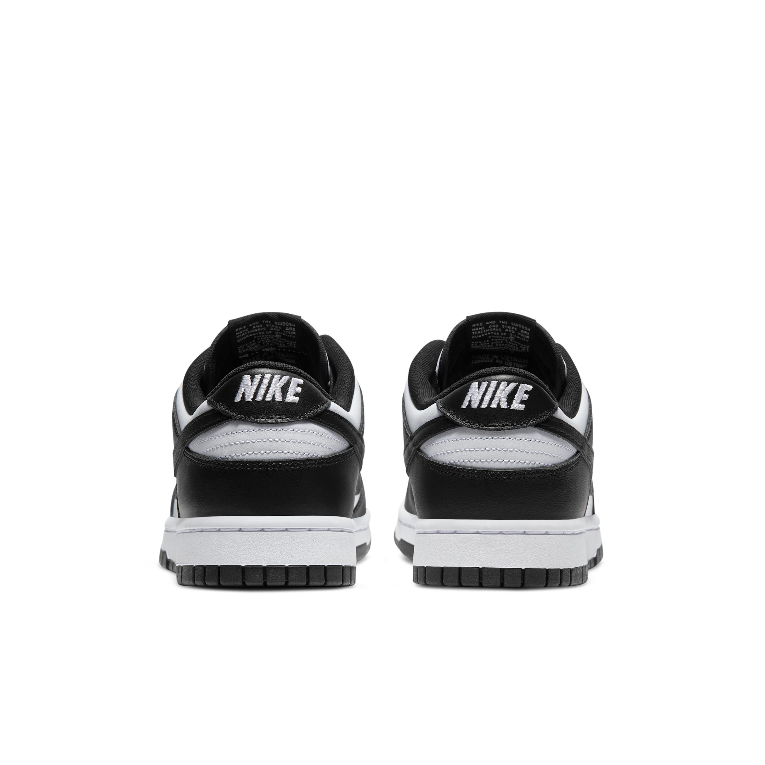 Nike Mens Nike Dunk Low Retro - Mens Shoes White/Black/White Product Image