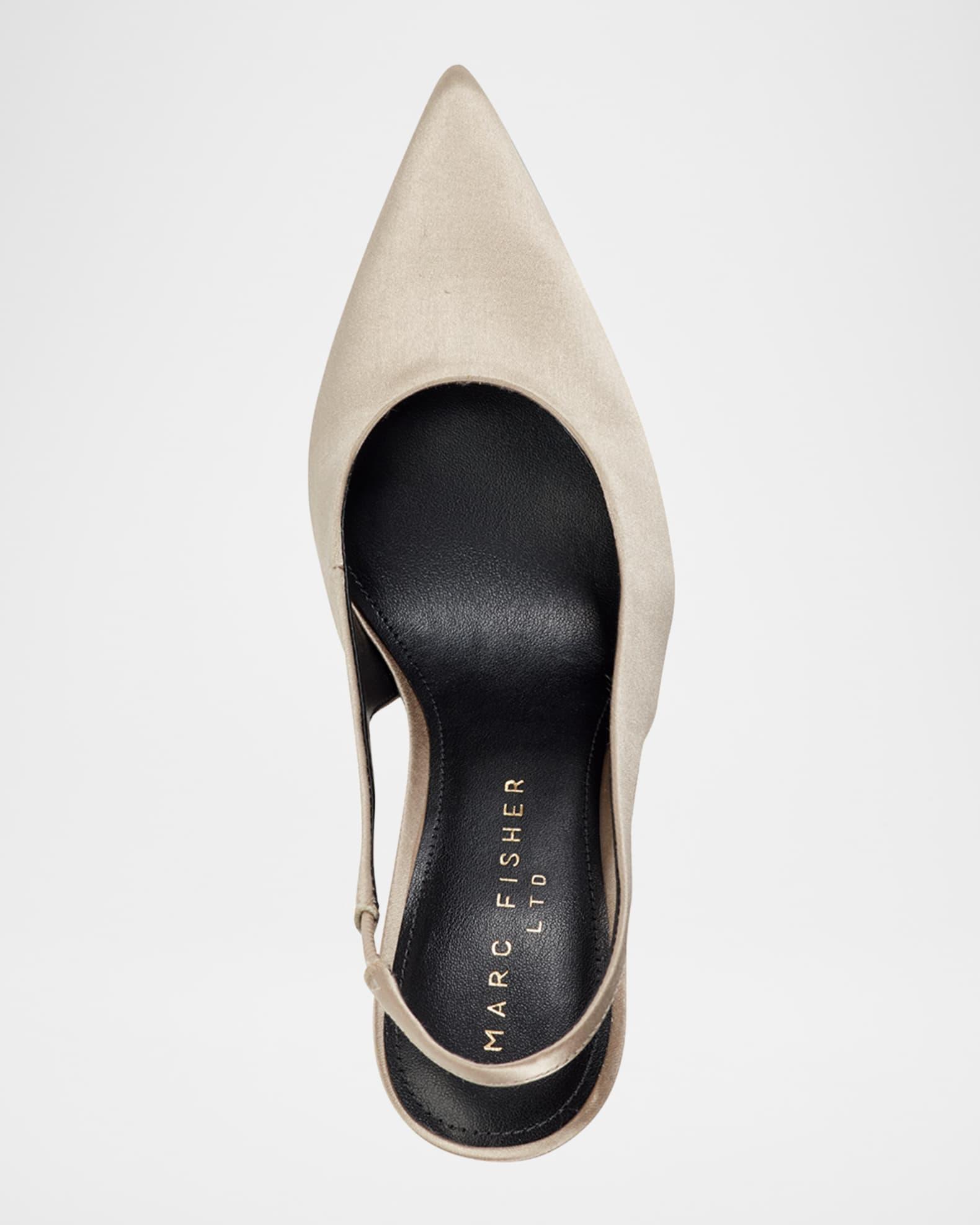 Leynne Satin Slingback Pumps Product Image