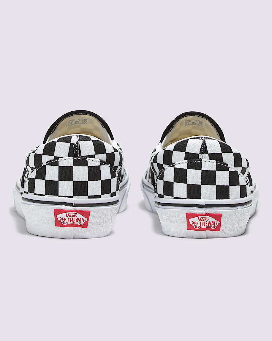 Customs Classic Slip-On Checkerboard Wide Shoe in Customs| Vans US Product Image