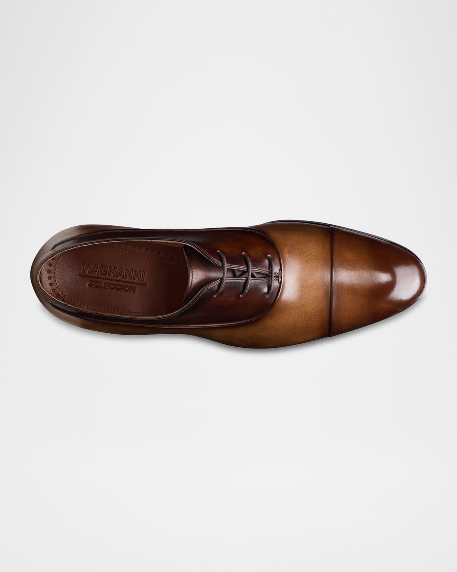 Men's Duke Leather Cap-Toe Derby Shoes Product Image